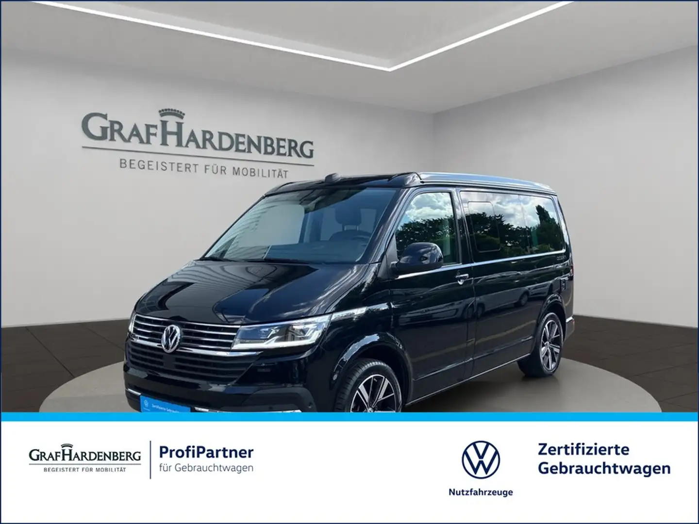 Volkswagen T6 California 6.1 Ocean 4Mot TDI DSG NaviPro AHK Schwarz - 1