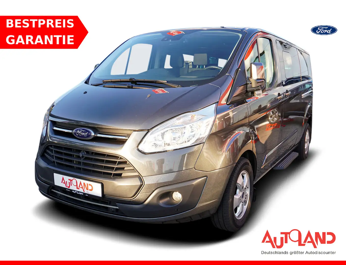 Ford Tourneo Custom 2.0 TDCi L2 Navi AHK DAB Kamera Gris - 1