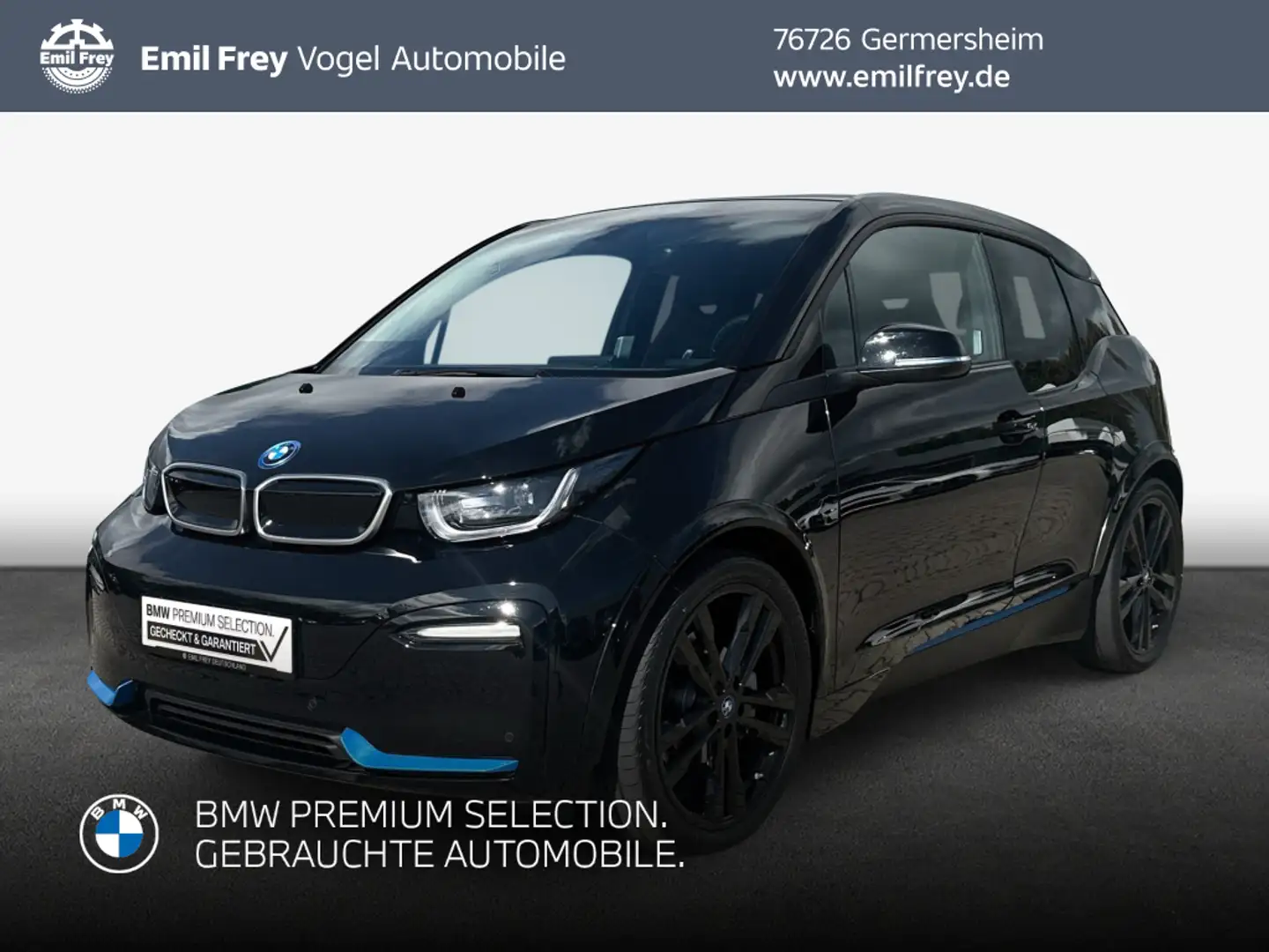 BMW i3 i3s (120 Ah) PDC* Klimaautomatik* SHZ* Noir - 1
