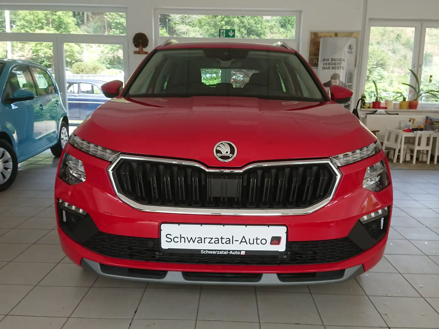 Skoda Kamiq Selection, 1,0 TSI, DSG, LED, ALU, SH, vorber. AHK Rot - 1