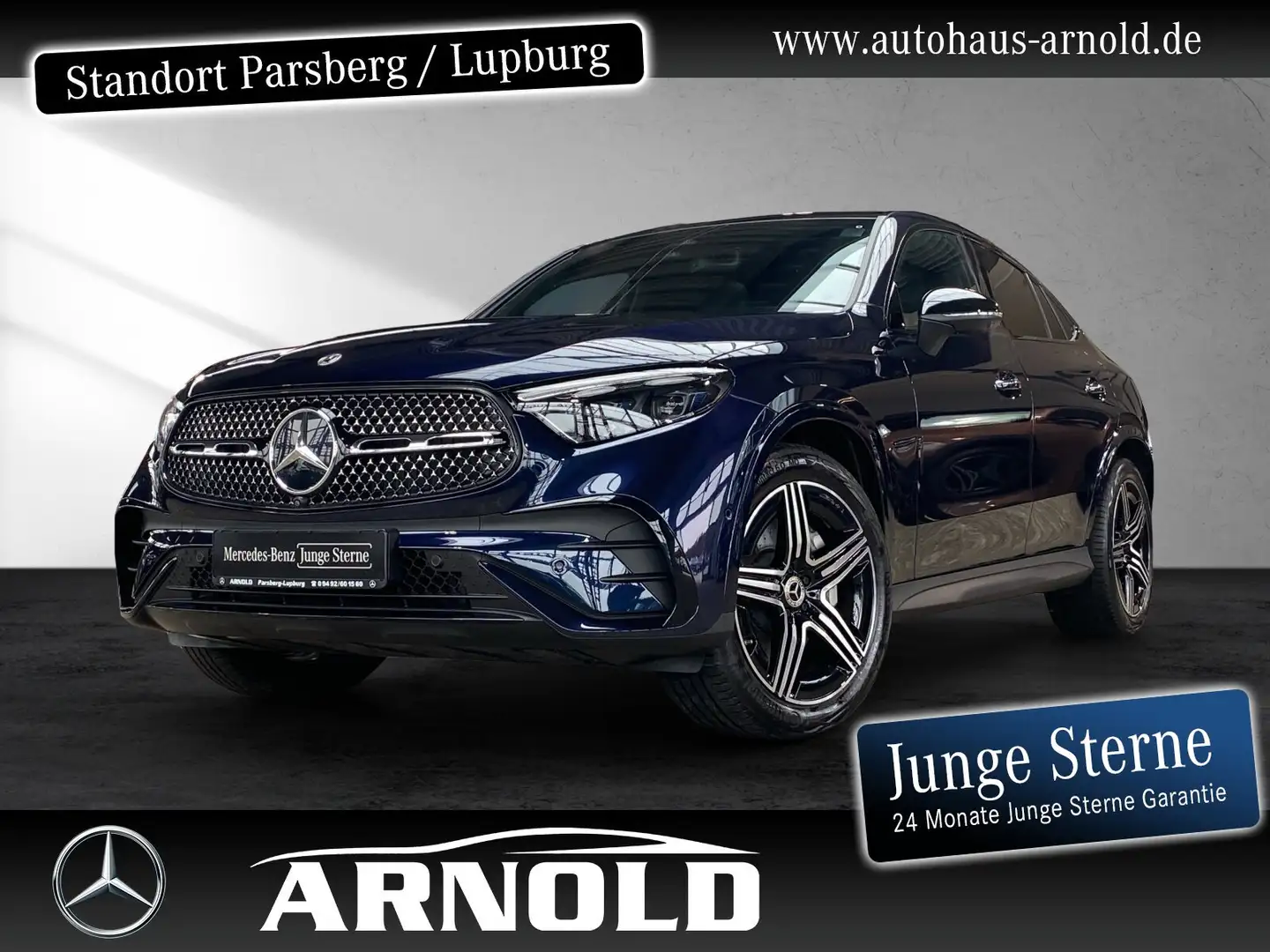 Mercedes-Benz GLC 300 GLC 300 4M Coupe AMG L. Pano HUD AHK 360° Distr. Blau - 1