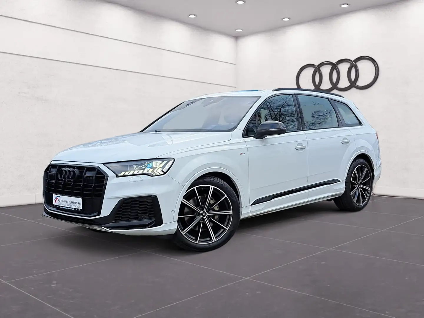 Audi Q7 S line 50 TDI quattro tiptr. PANO STANDHEIZ MATRI Weiß - 2
