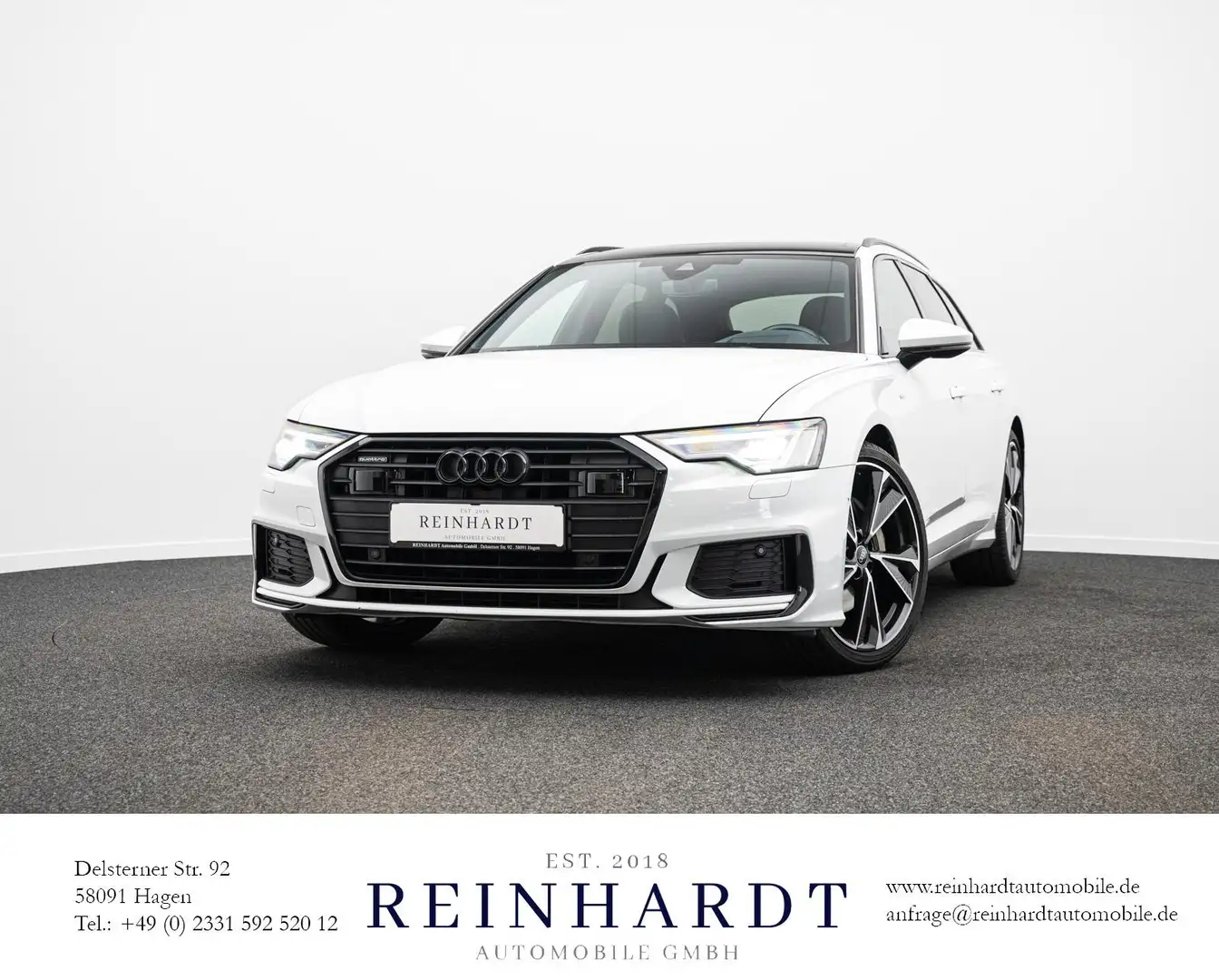 Audi A6 AVANT 50TDi 2x S LINE BLACK ACC/HuD/PANO/MTRX Blanc - 1