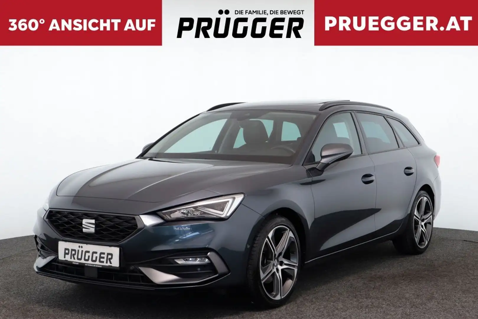 SEAT Leon SP 1.5 eTSI DSG FR-SPORT LED NAVI PANO AHV VIRTUAL Schwarz - 1