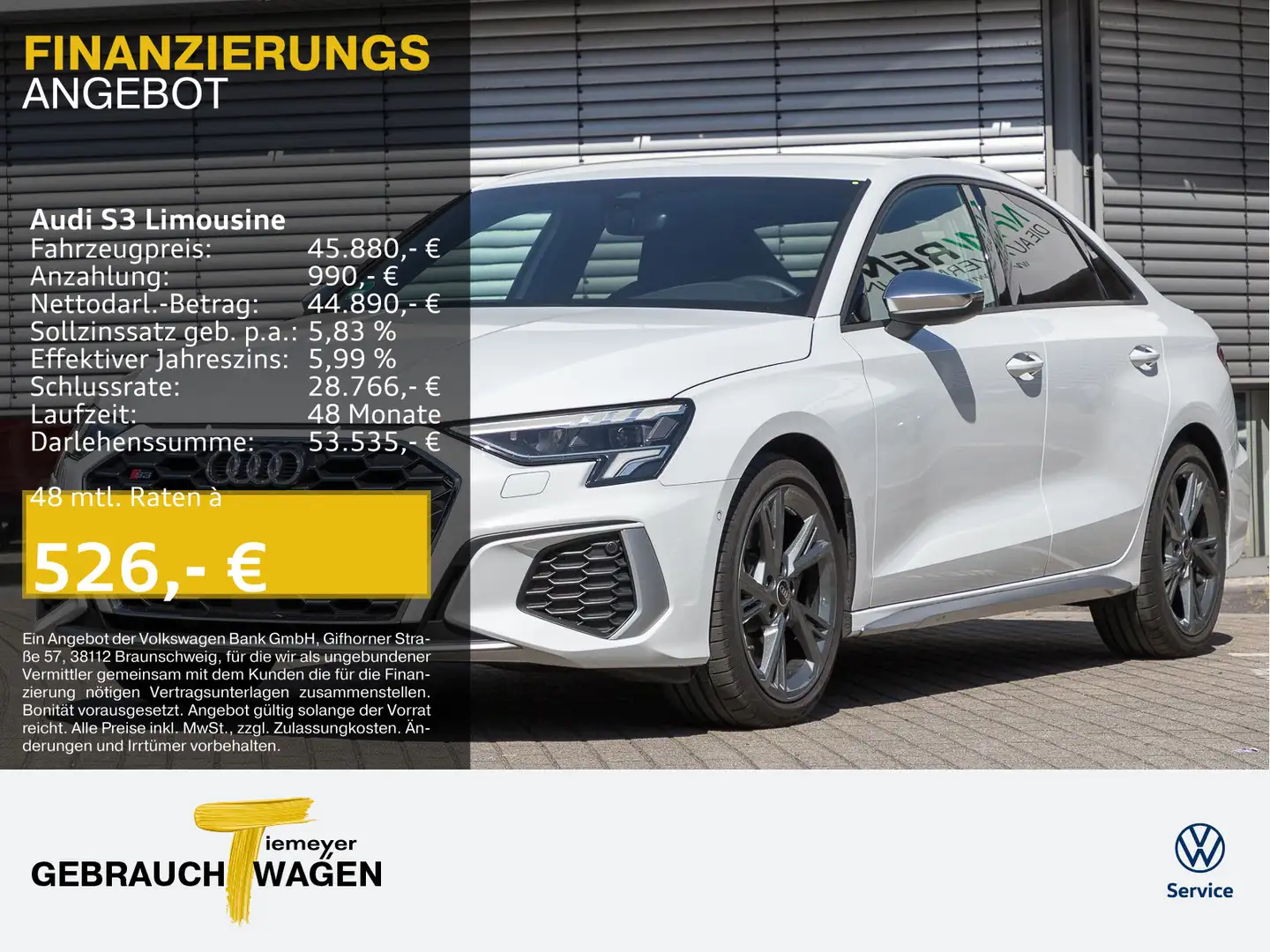 Audi S3 2.0 TFSI Q LM18 KAMERA NAVI+ BuO VI Weiß - 1
