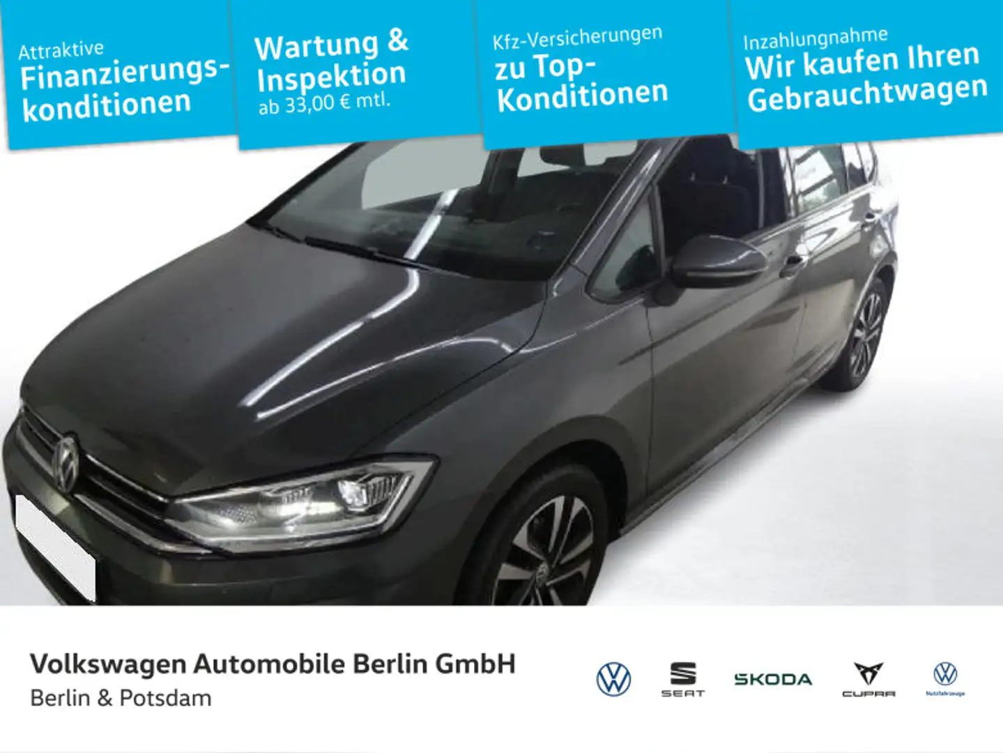 Volkswagen Golf Sportsvan Golf VII Sportsvan 1.0 TSI United OPF (EU 6d-TEM Grau - 1
