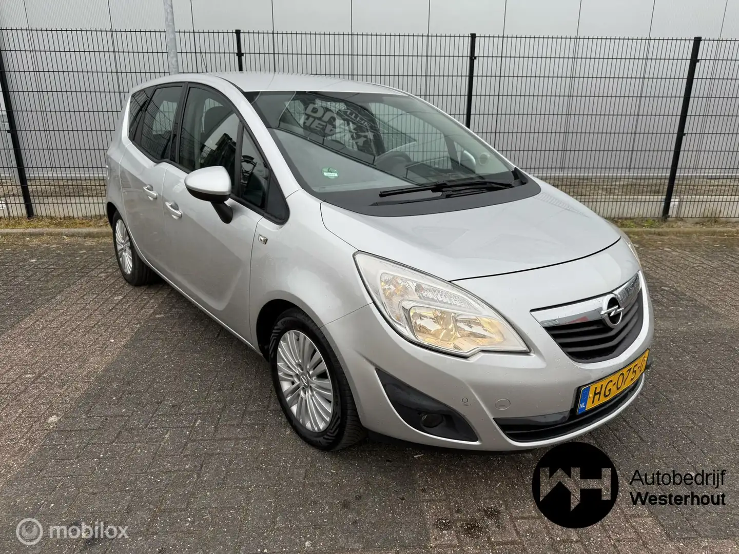 Opel Meriva 1.4 Turbo Cosmo Parkeersensor Airco Cruise control Grijs - 1