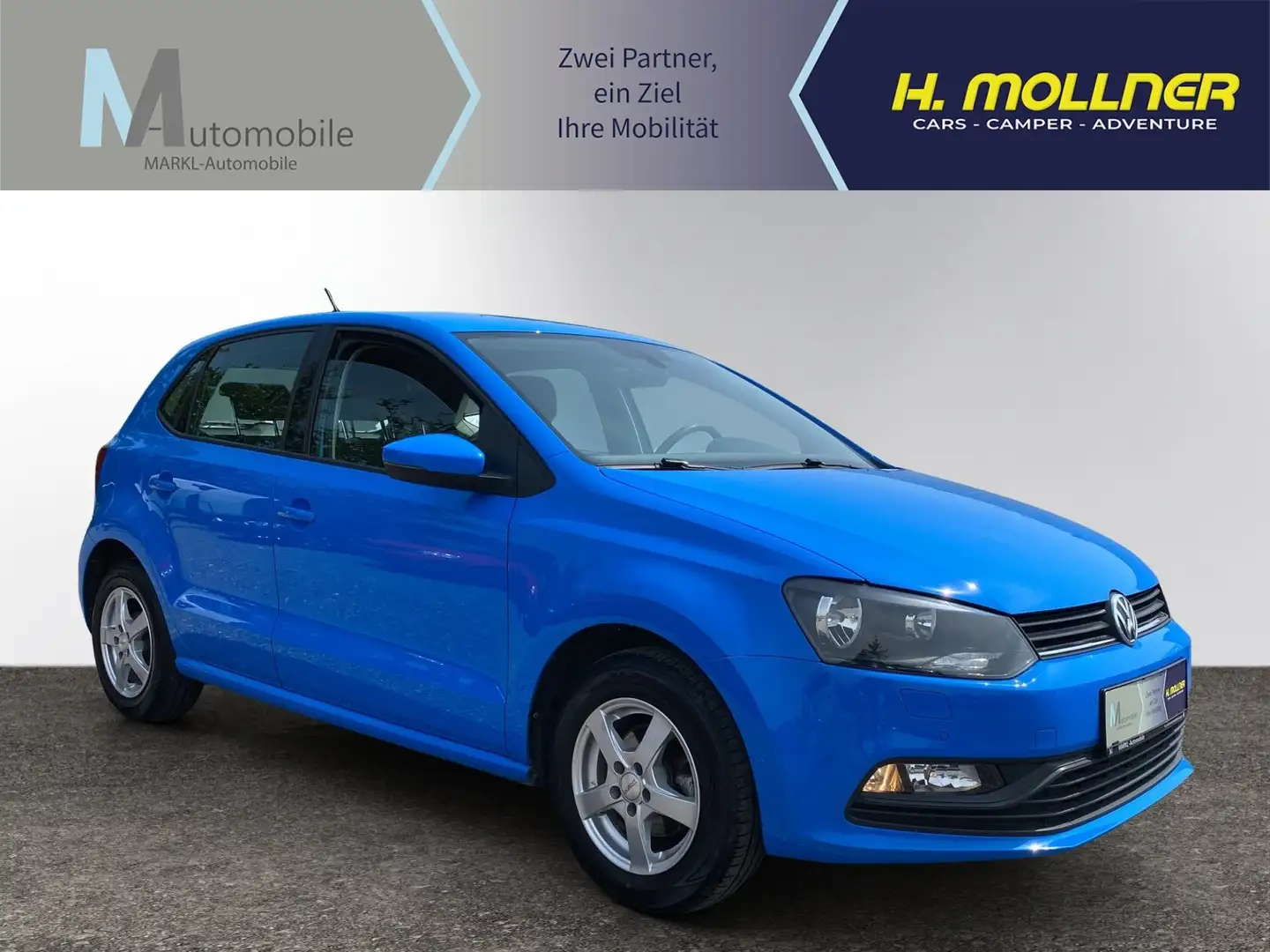 Volkswagen Polo Austria 1,0 75 PS Climat., Sitzh., PDC, AHV Blau - 1