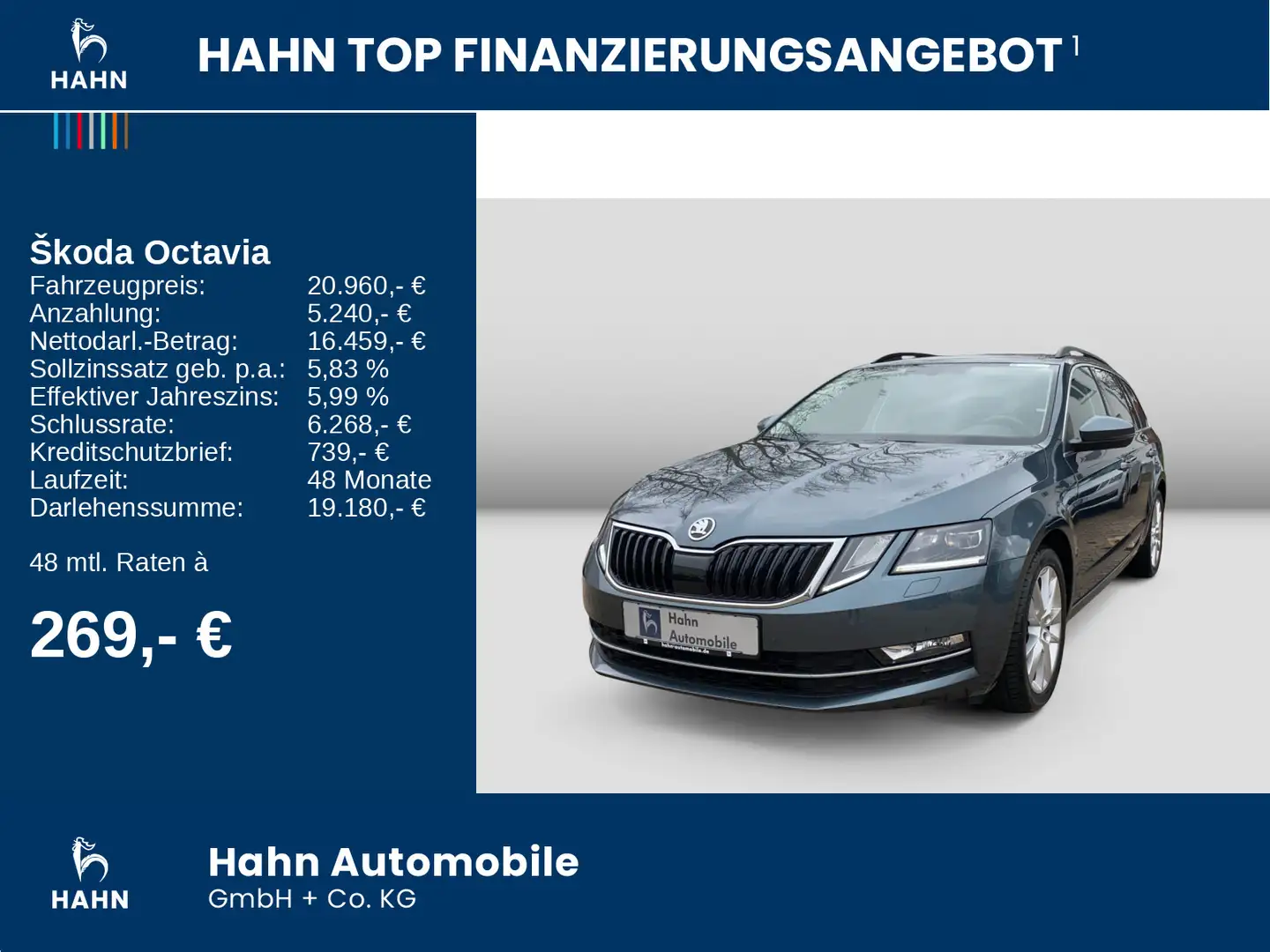 Skoda Octavia Style 1.5TSI LED PDC DAB Navi Sitzh Grau - 2
