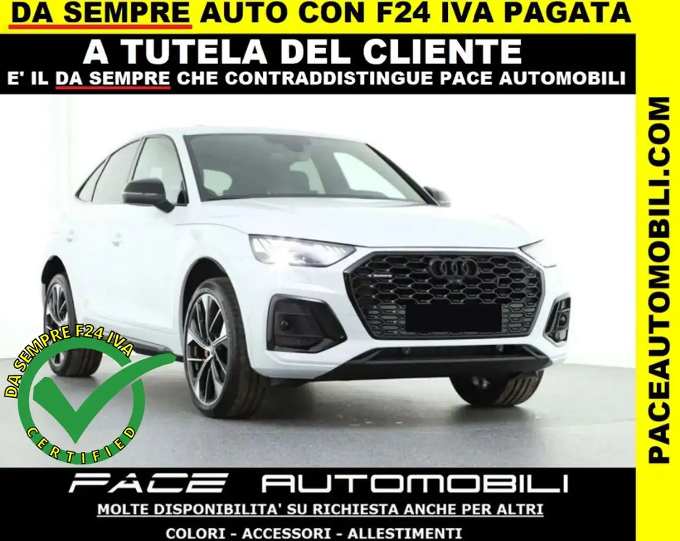 Audi Q5 SPORTBACK S-LINE S LINE COMPETITION BLACK PACK SPB Bianco - 1