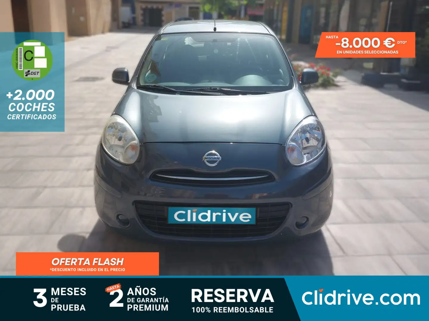 Nissan Micra 1.2 Acenta Gris - 1