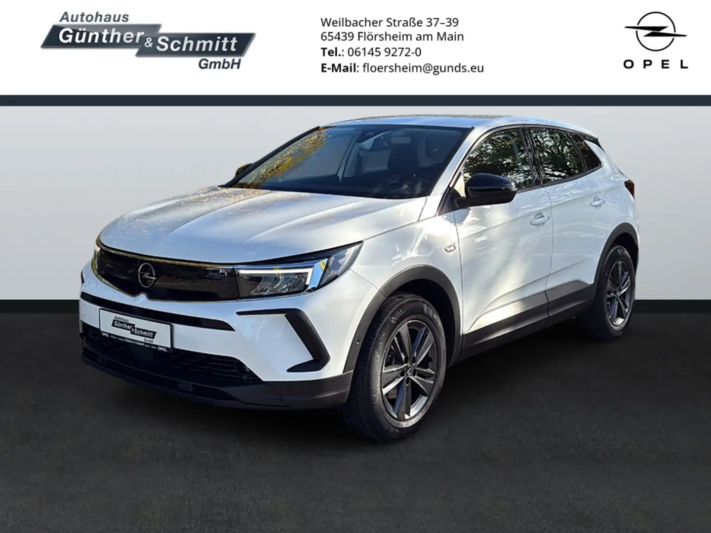 Opel Grandland 1.2 Business Edition SHZ AHK NAVI Blanc - 1