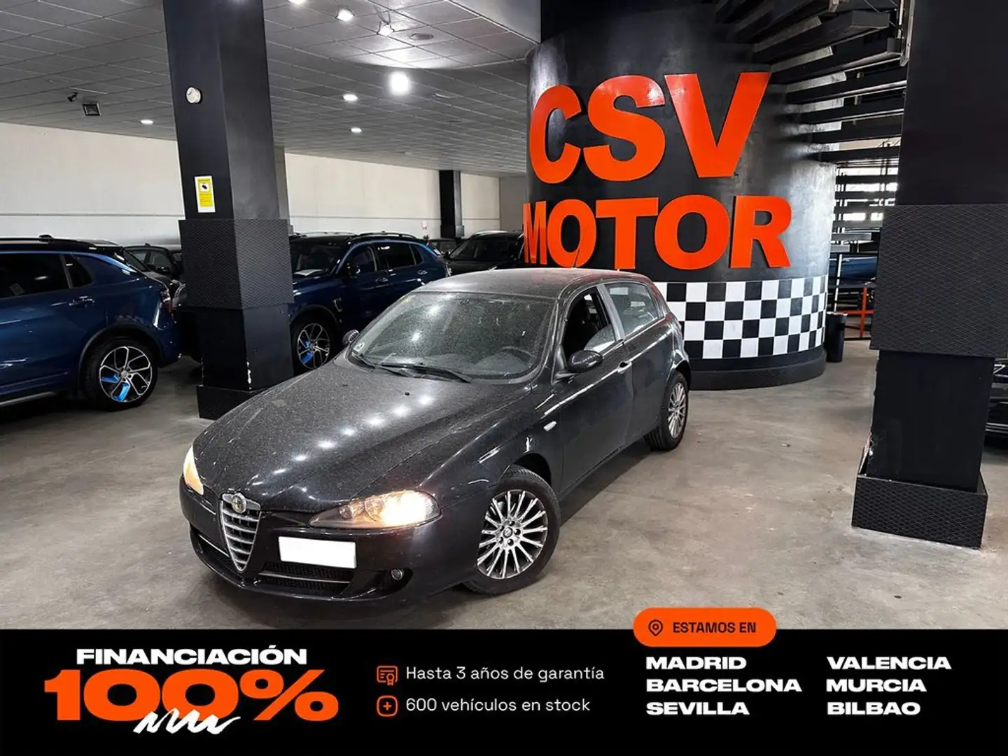 Alfa Romeo 147 1.9JTD Progression 120 Negru - 1