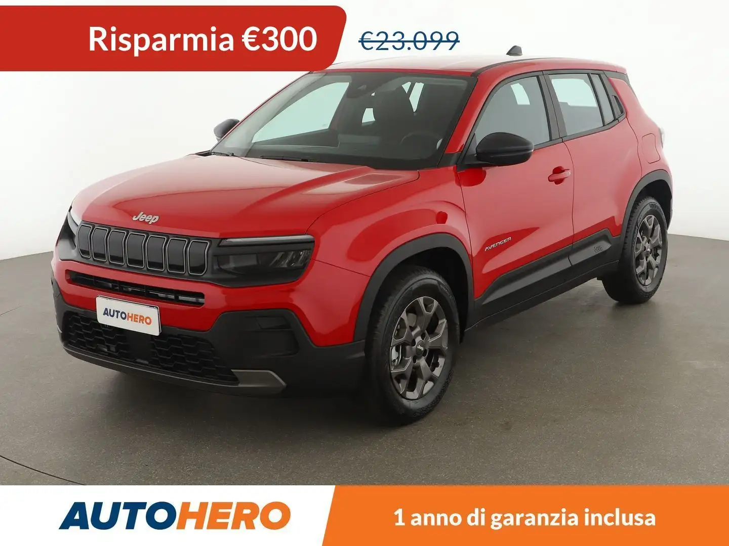Jeep Avenger 1.2 T-GDI Longitude 100 CV Roşu - 1