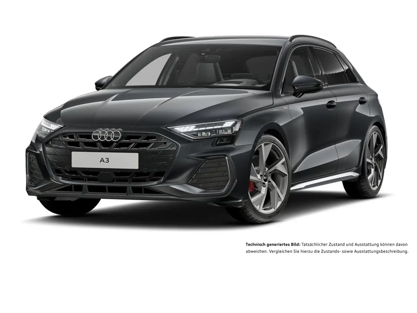 Audi A3 Sportback 35 S LINE FACELIFT AHK CAM ACC LM19 Grau - 2
