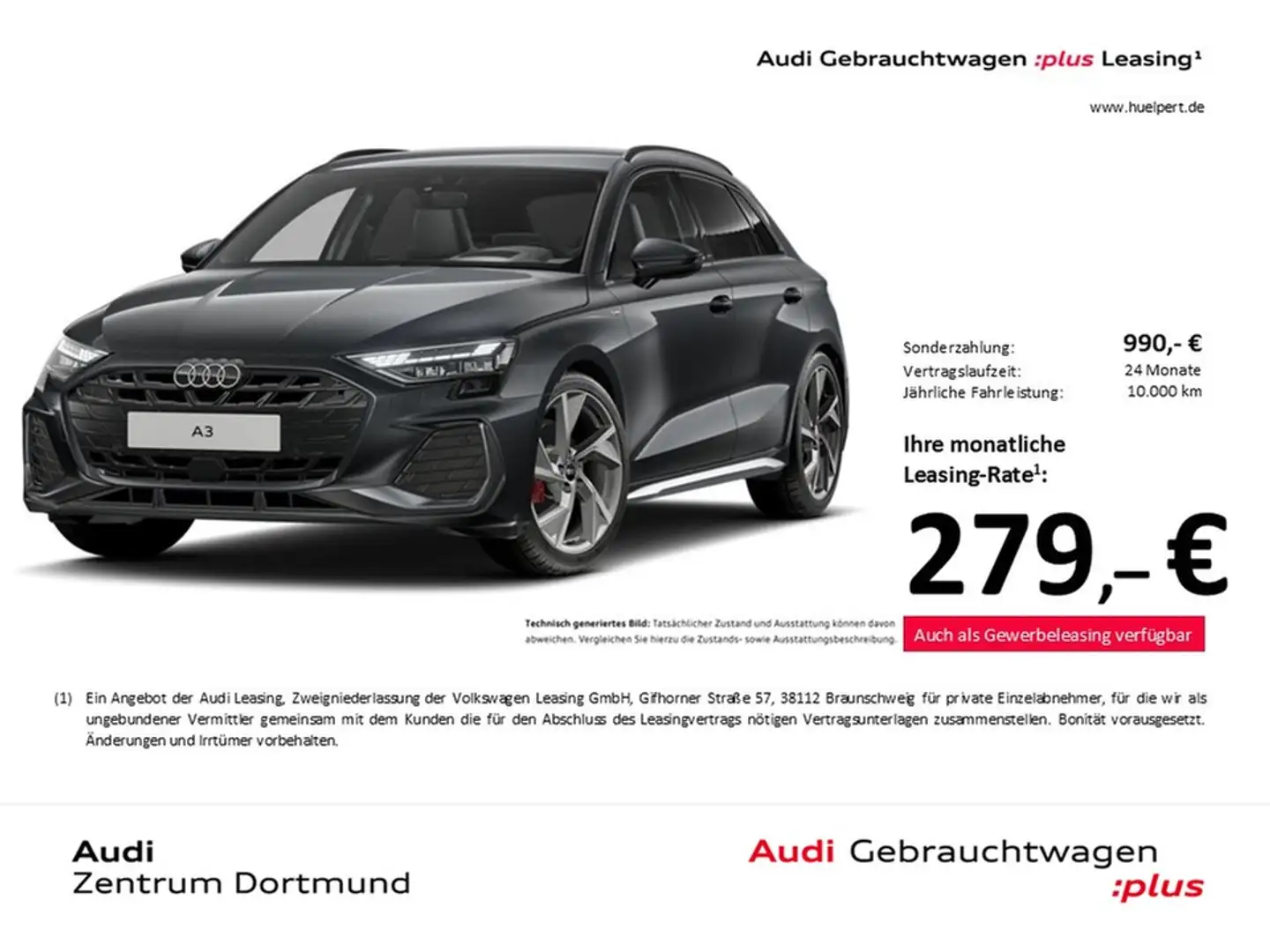 Audi A3 Sportback 35 S LINE FACELIFT AHK CAM ACC LM19 Grau - 1
