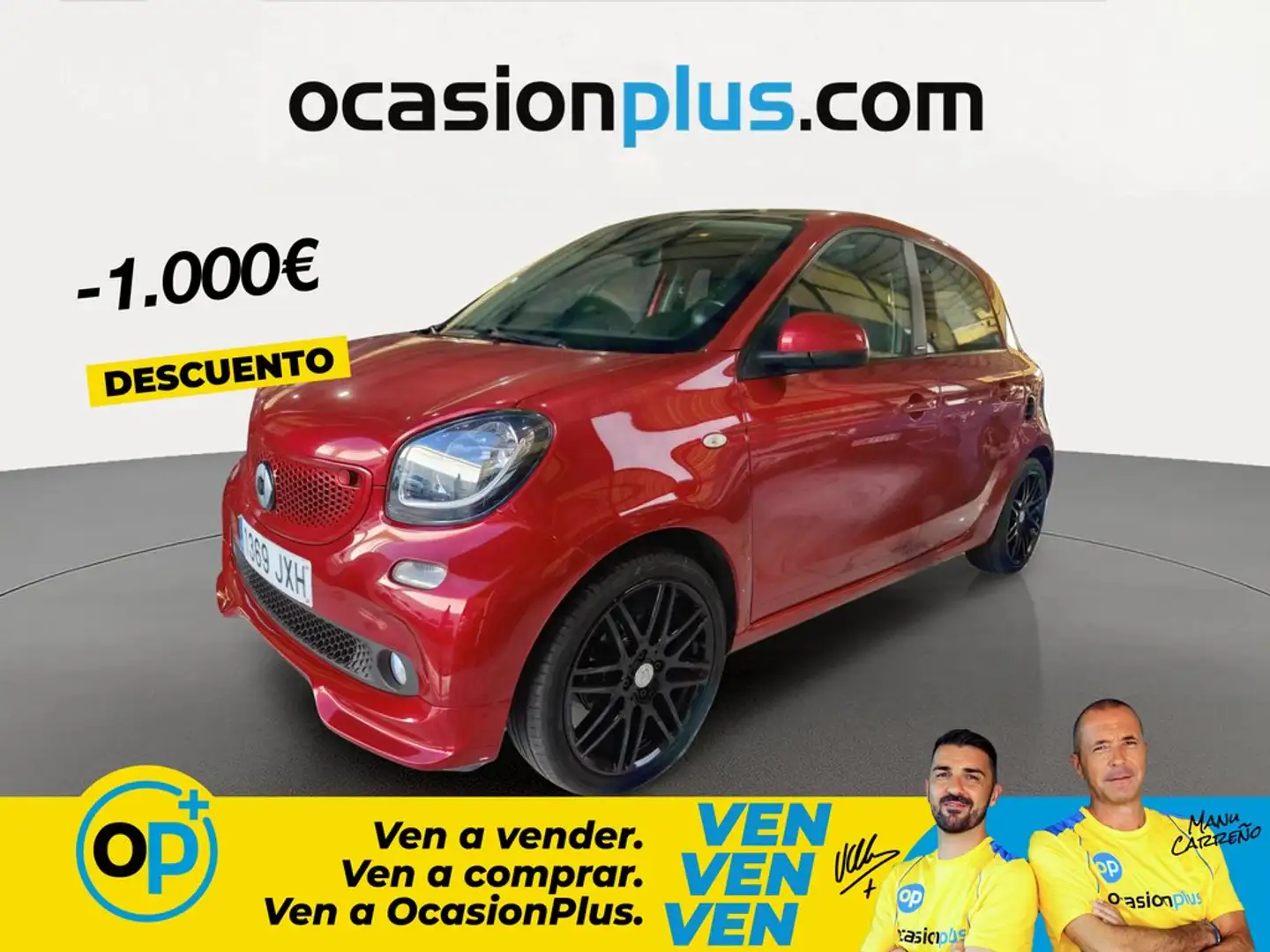 smart forFour 80 Brabus Aut. Rojo - 1