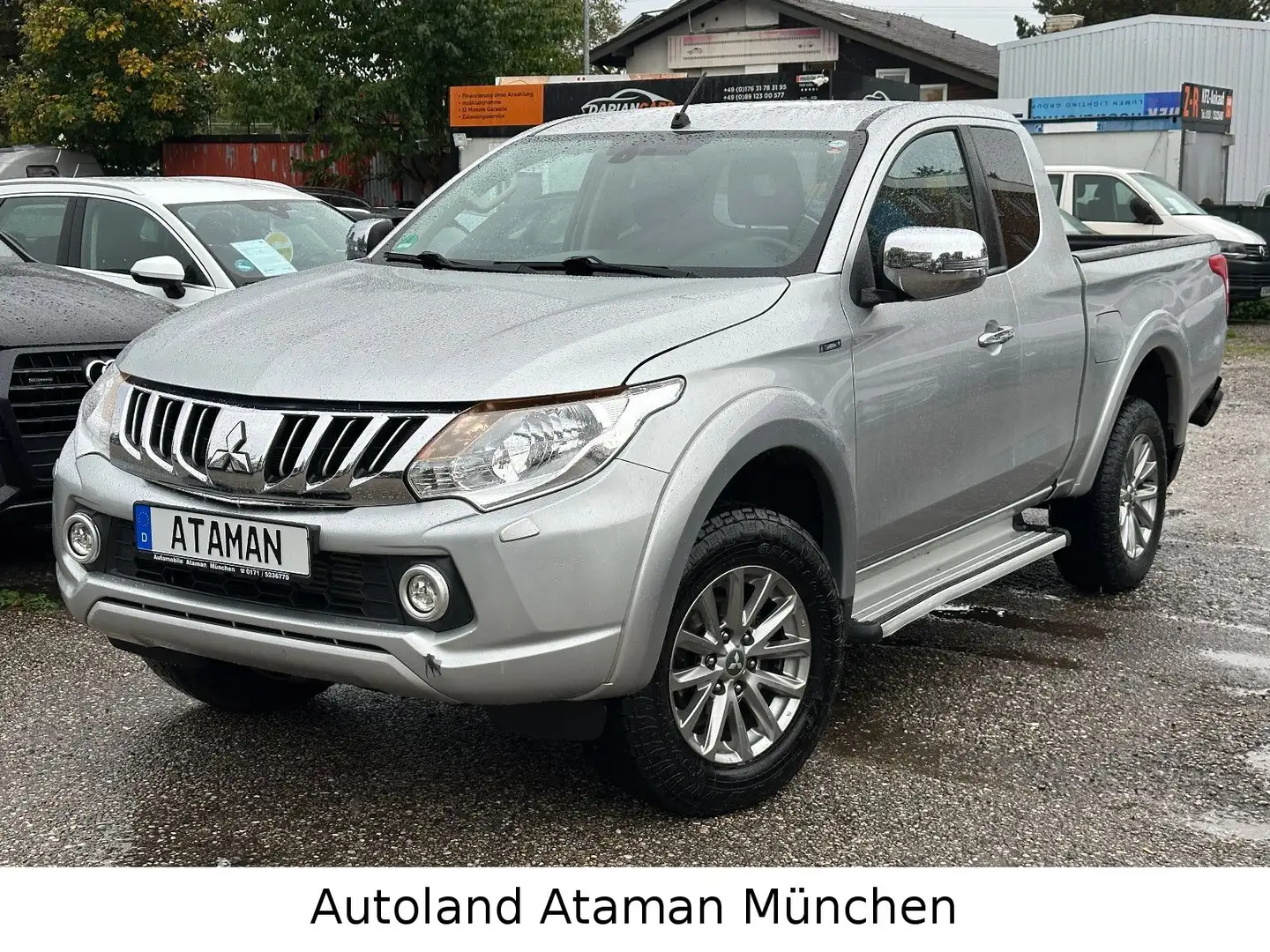 Mitsubishi L200 Plus ClubCab 4WD 1.Hand / Klima / AHK / Cam Silber - 1
