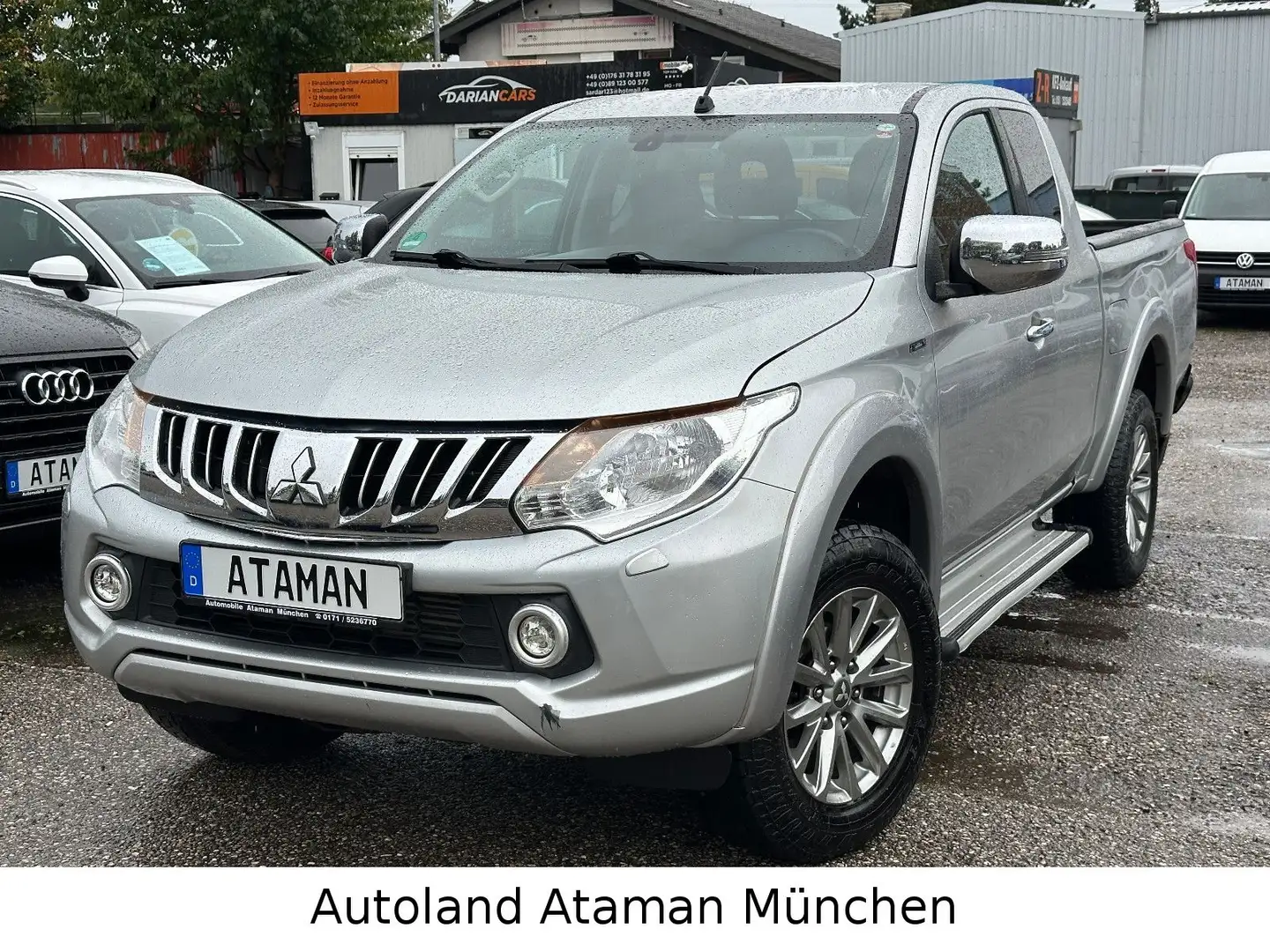 Mitsubishi L200 Plus ClubCab 4WD 1.Hand / Klima / AHK / Cam Silber - 2