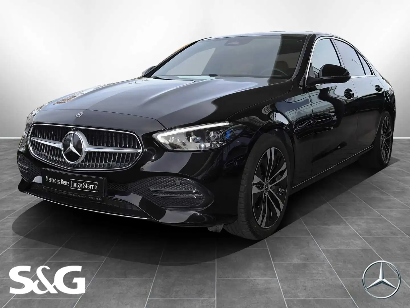 Mercedes-Benz C 200 Edition Avantgarde DIG LIGHT+SSD+18 ZOLL Zwart - 1