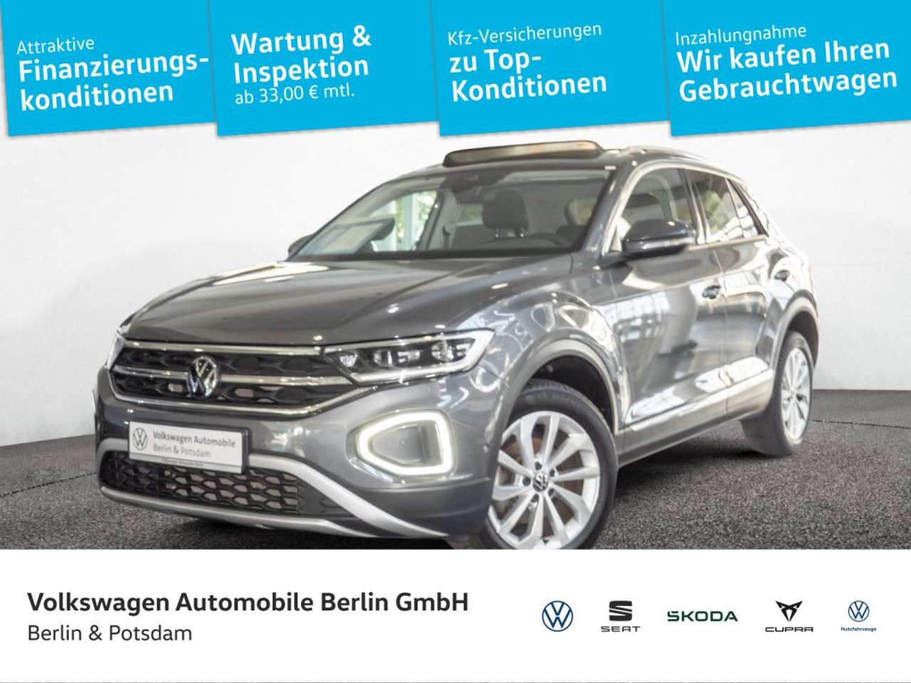Volkswagen T-Roc 2022 — 1.5 TSI Style Pano Navi Massage SHZ LED+
