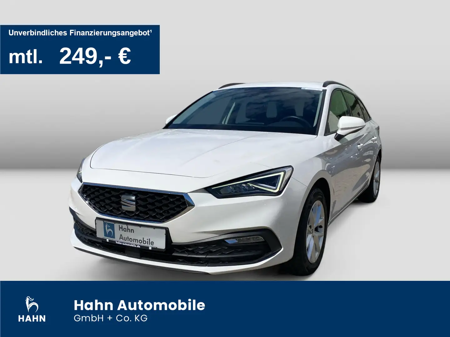 SEAT Leon Sportstourer Style 2.0TDI DSG AHK Kamera Bianco - 1