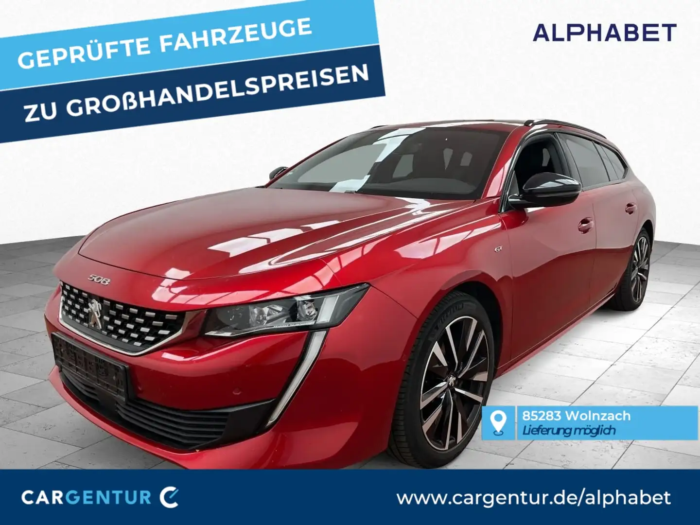 Peugeot 508 1.5 BlueHDi 130 SW GT AHK ACC BLIS Key LED Rot - 1