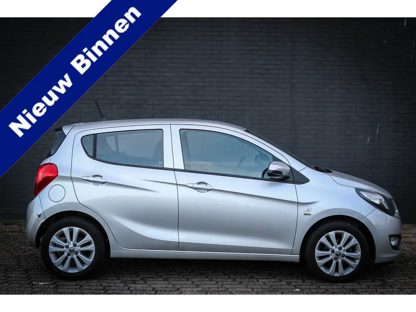 Opel Karl 1.0 ecoFLEX 120 Jaar Edition Net binnen - Nu al te Grijs - 1