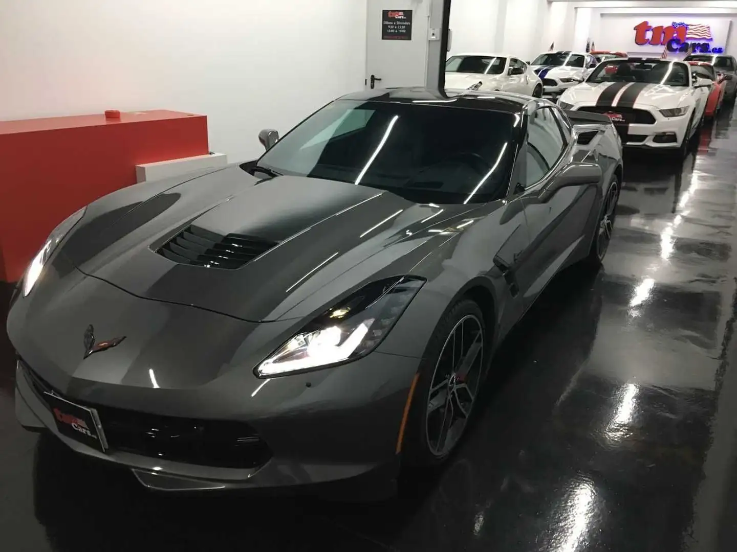 Chevrolet Corvette Z51 2LT Gris - 1