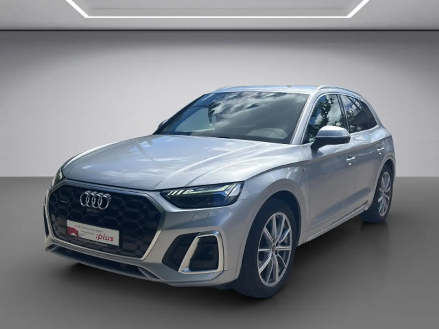 Audi Q5 40 TDI quattro S line SHZ NAVI STANDHZ ACC Silber - 2