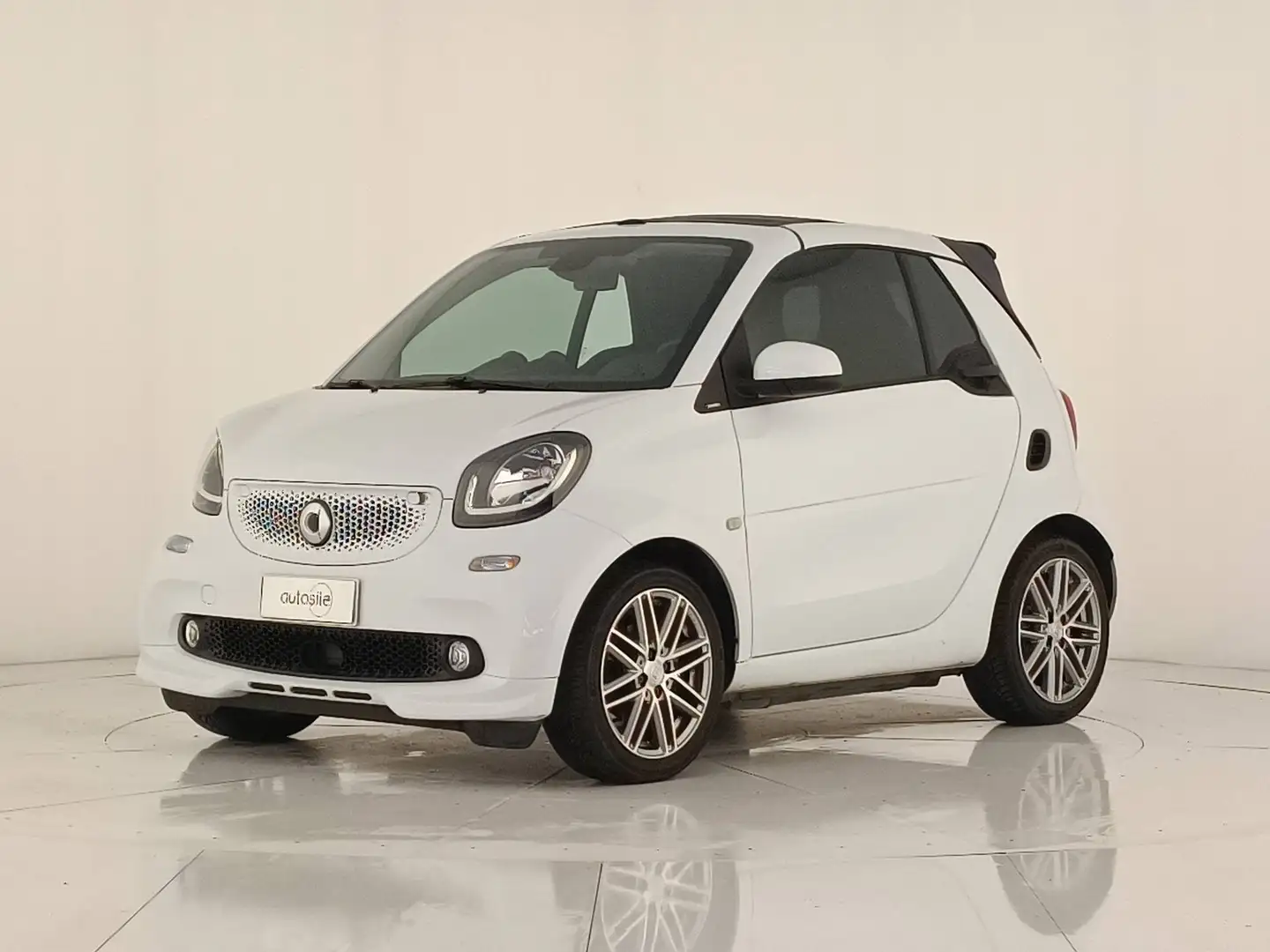 smart forTwo cabrio 0.9 Turbo Brabus Style Weiß - 1