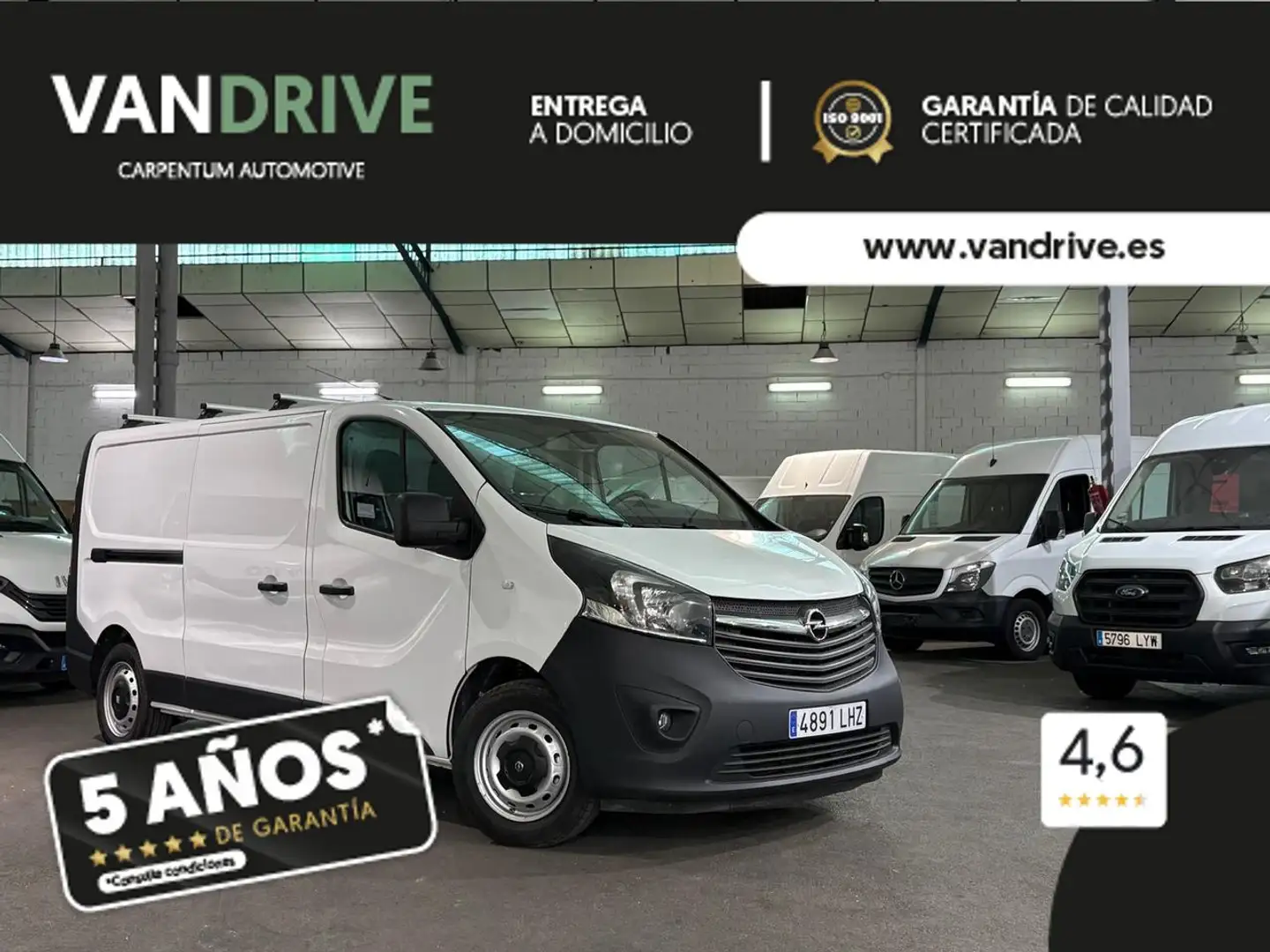 Opel Vivaro L2 1.6 115CV Blanc - 1