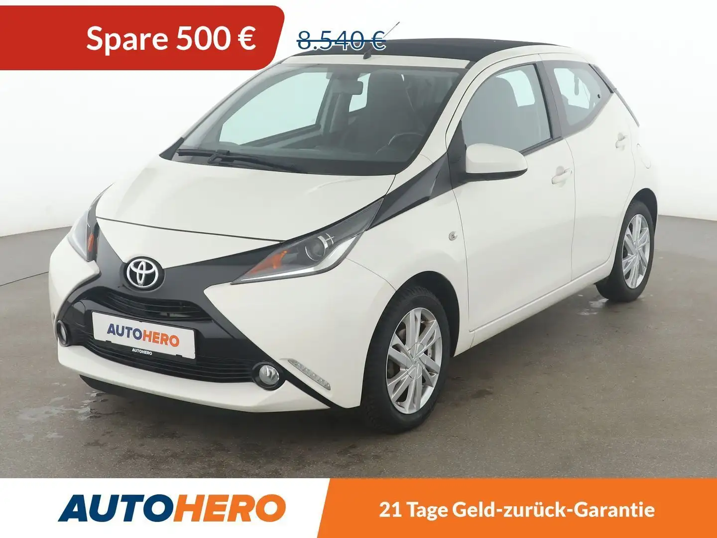Toyota Aygo 1.0 X-Wave *CAM*LIMITER*TOUCH*KLIMA*ALU* Weiß - 1