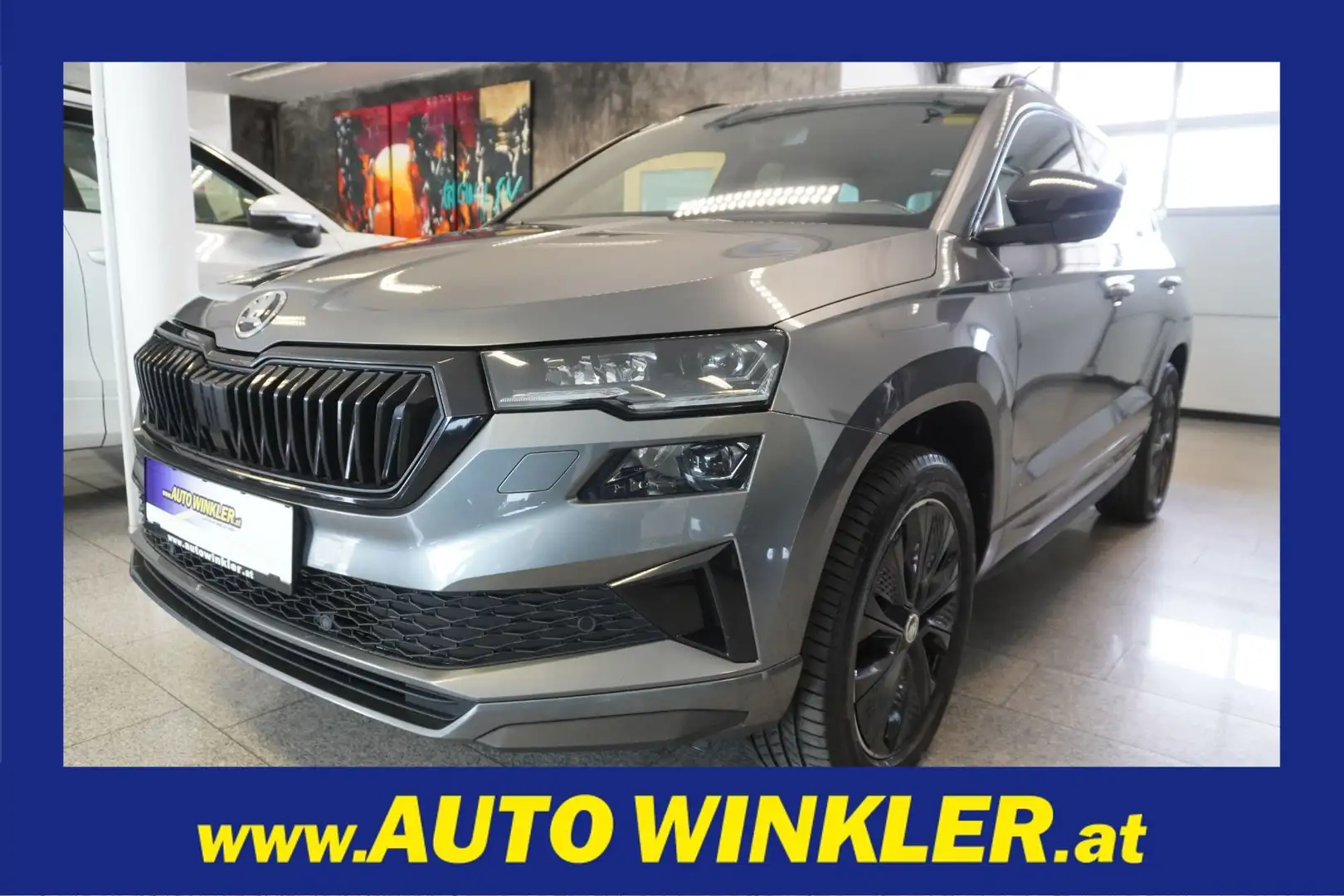 Skoda Karoq 2.0 TDI Sportline 4x4 Aut./LED/Navi/Kamera Grau - 1