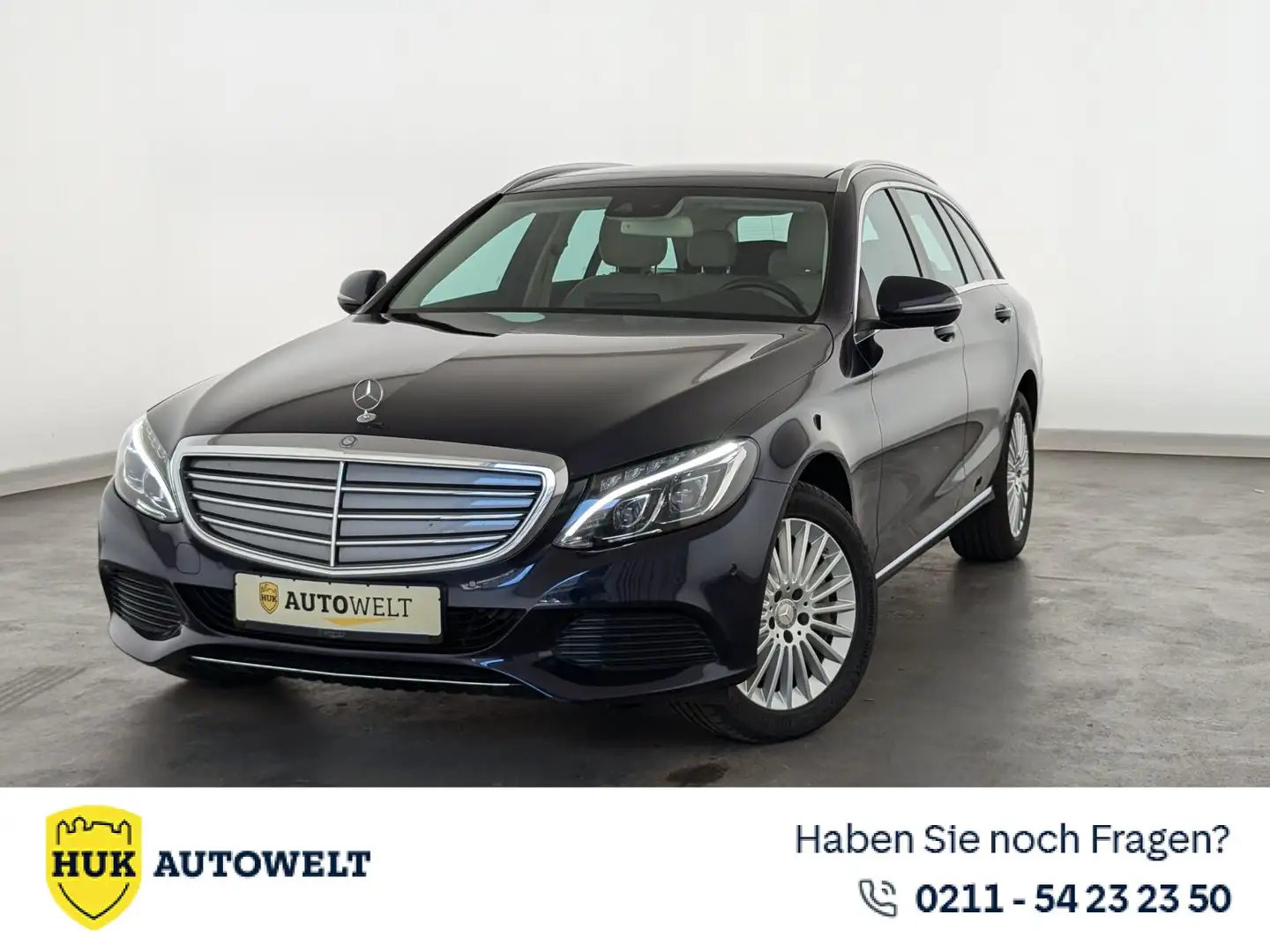 Mercedes-Benz C 400 C 400 T Exclusive 4Matic LED+NAVI+RFK+SHZ+LEDER+ Albastru - 1