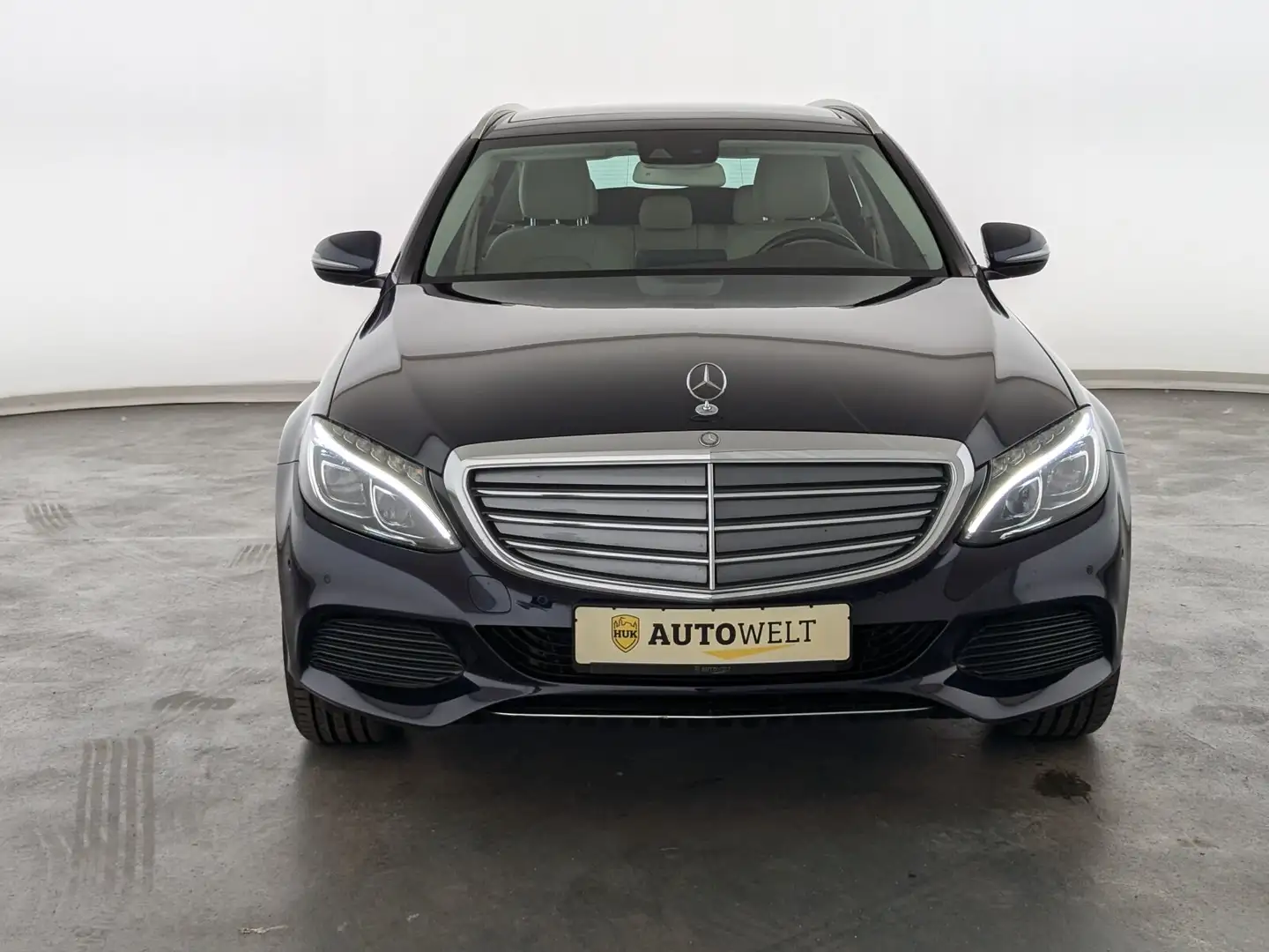 Mercedes-Benz C 400 C 400 T Exclusive 4Matic LED+NAVI+RFK+SHZ+LEDER+ Modrá - 2