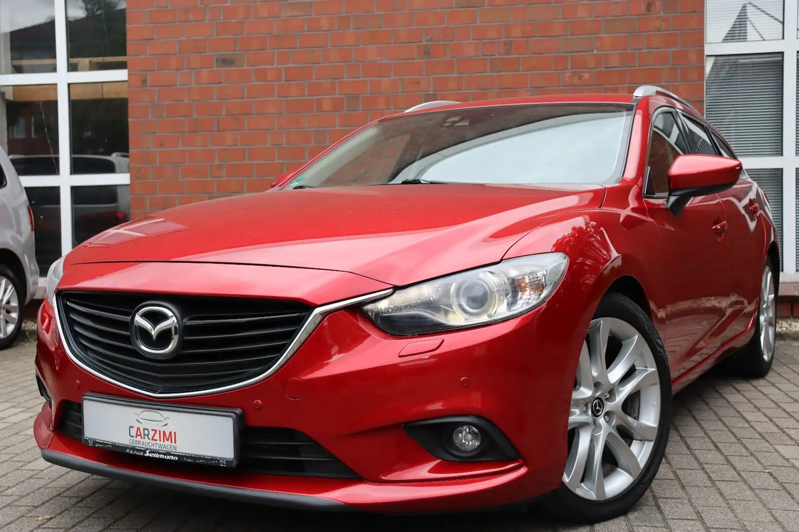 Mazda 6 Kombi 2.2 Sports-Line Aut. Xenon Leder 1.Hand Rot - 1