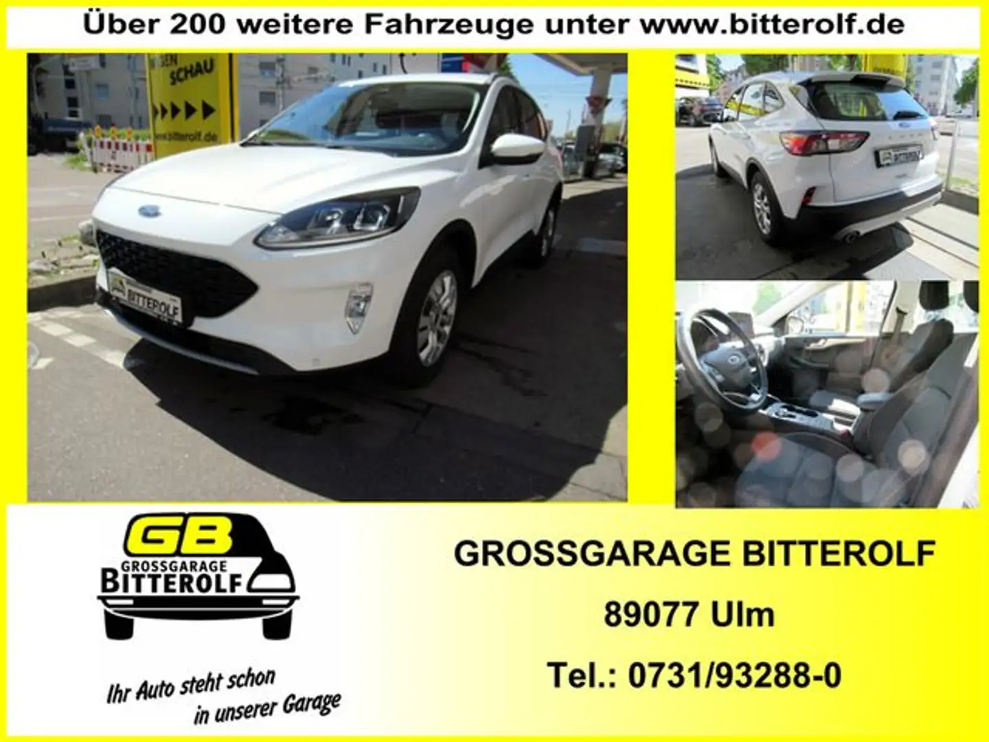 Ford Kuga 1.5D Aut Cool+Connect Navi/4xSHZ/PDC/Tempo Weiß - 1