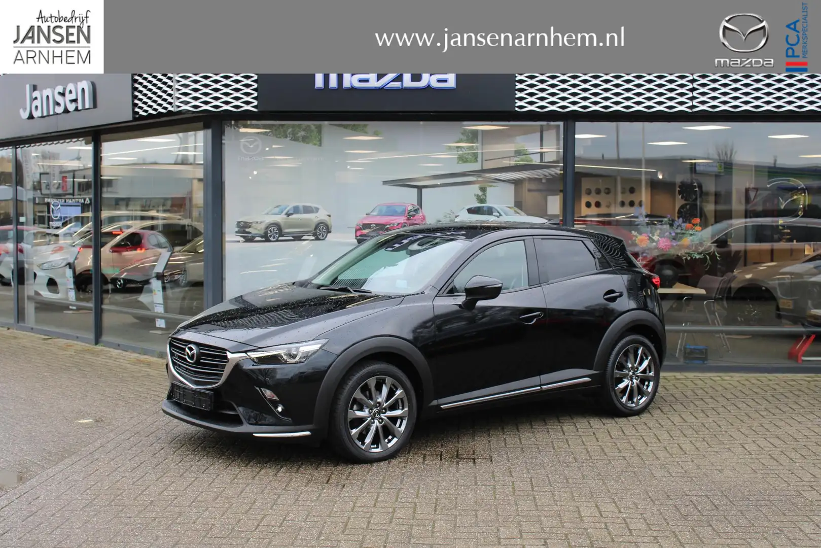 Mazda CX-3 2.0 SkyActiv-G 120 SkyLease Luxury , Automaat, Led Zwart - 1