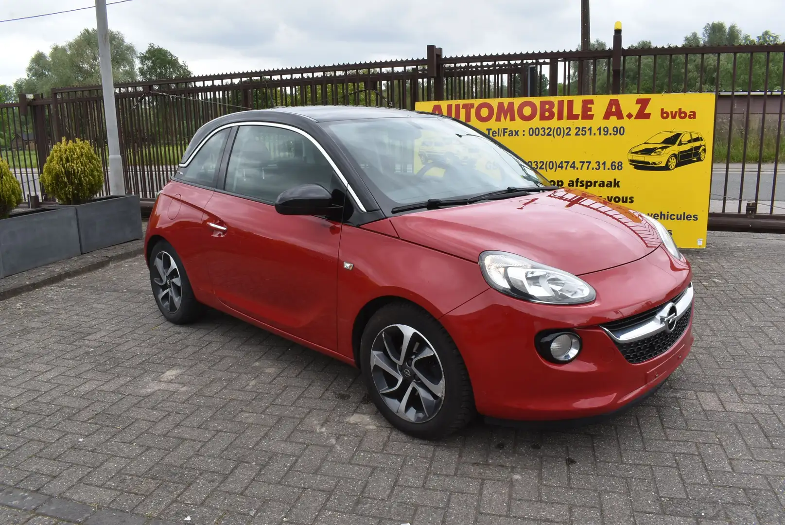 Opel Adam 1.2i Unlimited / Airco / GPS ***DESTOCKAGE B2B*** Rojo - 1