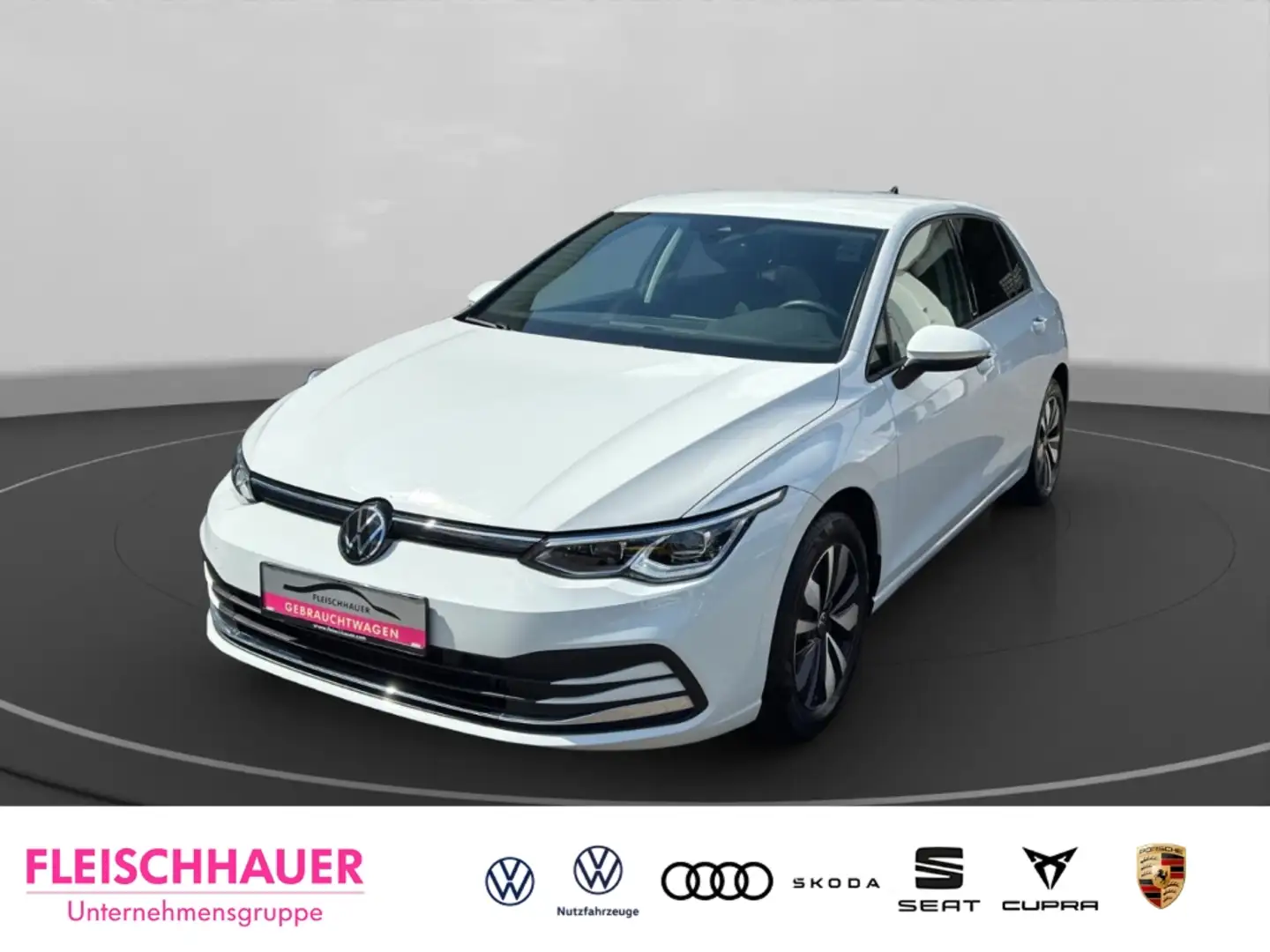 Volkswagen Golf VIII Move 2,0 TDI NAVI+DC+MATRIX+RFK Blanc - 1