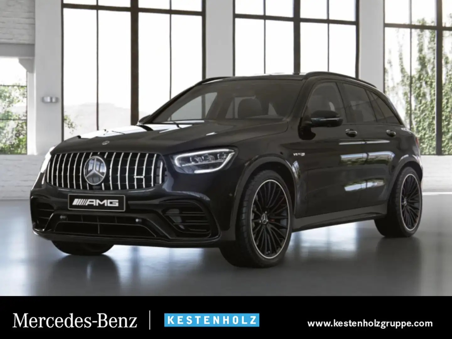 Mercedes-Benz GLC 63 AMG S 4M Driversp Perf-Abgas Airmat LED AHK Schwarz - 1