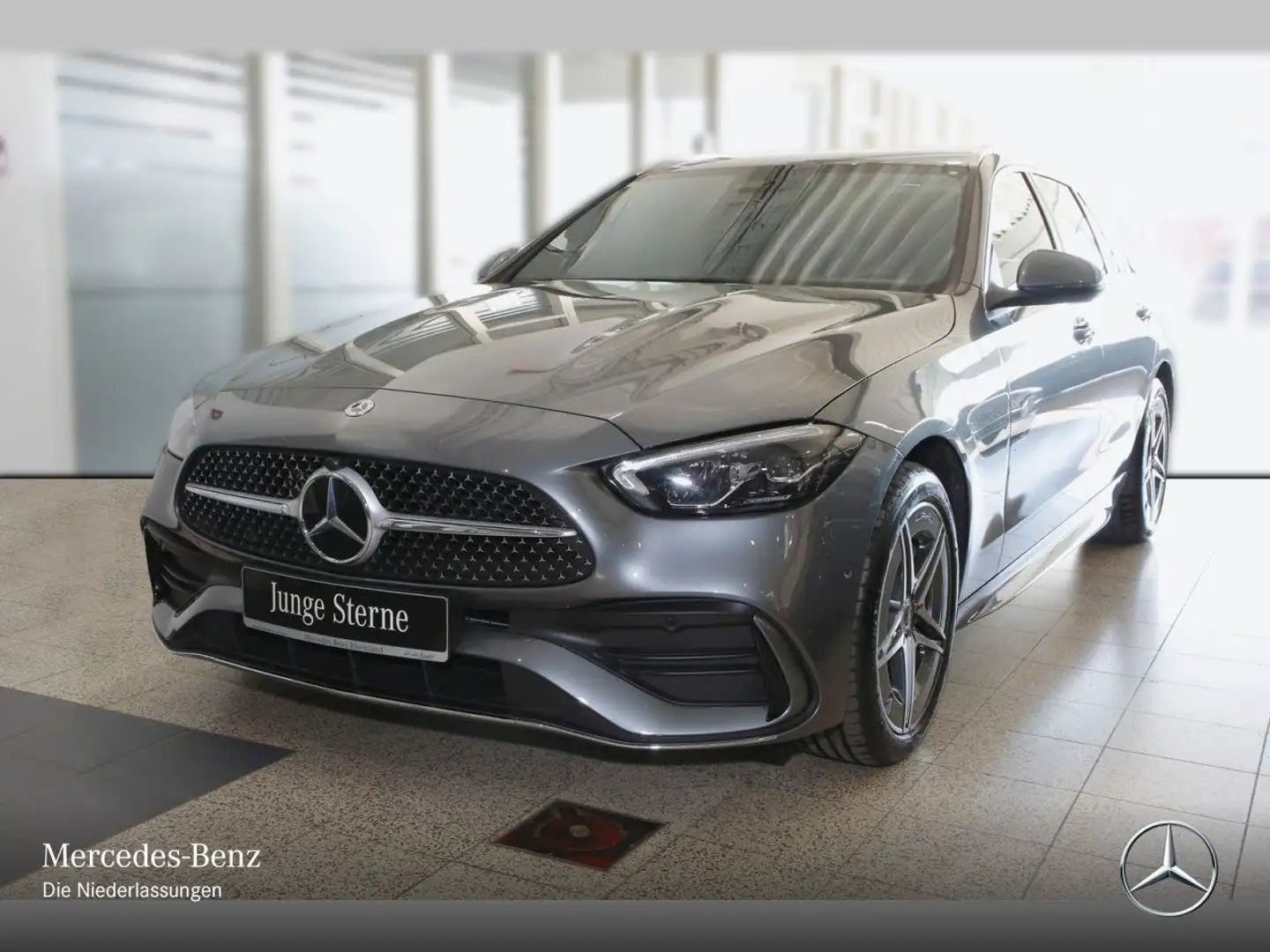 Mercedes-Benz C 300 e T AMG+LED+KAMERA+TOTW+KEYLESS+9G Gris - 2
