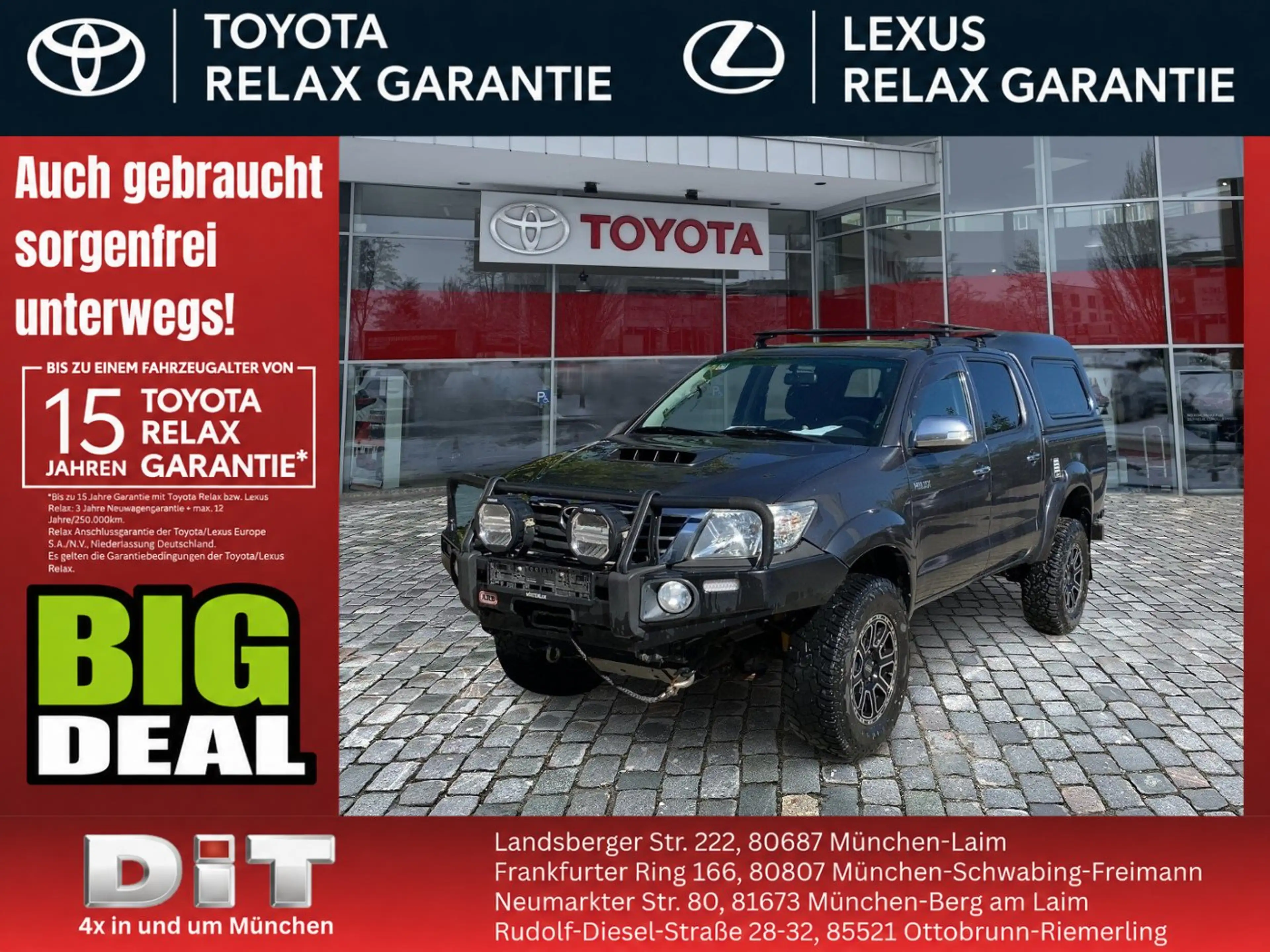 Toyota Hilux 3.0 D-4D 4x4 Double Cab Executive AUT Kam.