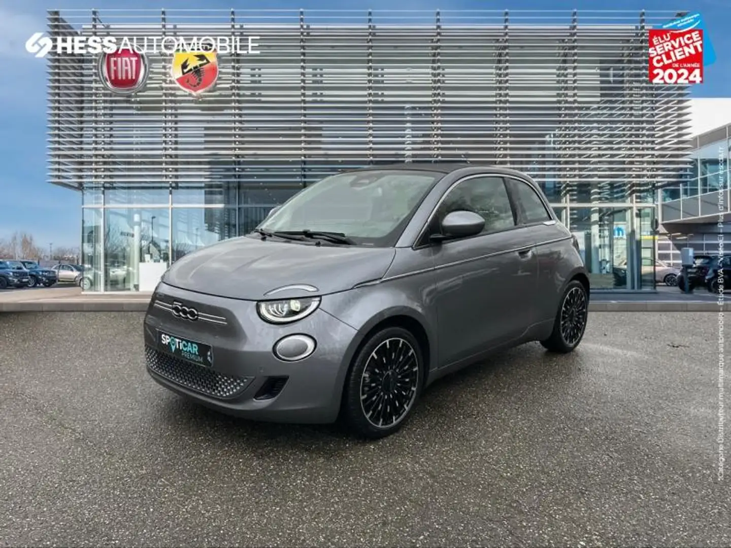 Fiat 500C e 118ch La Prima Sieges cuir GPS Camera - 1