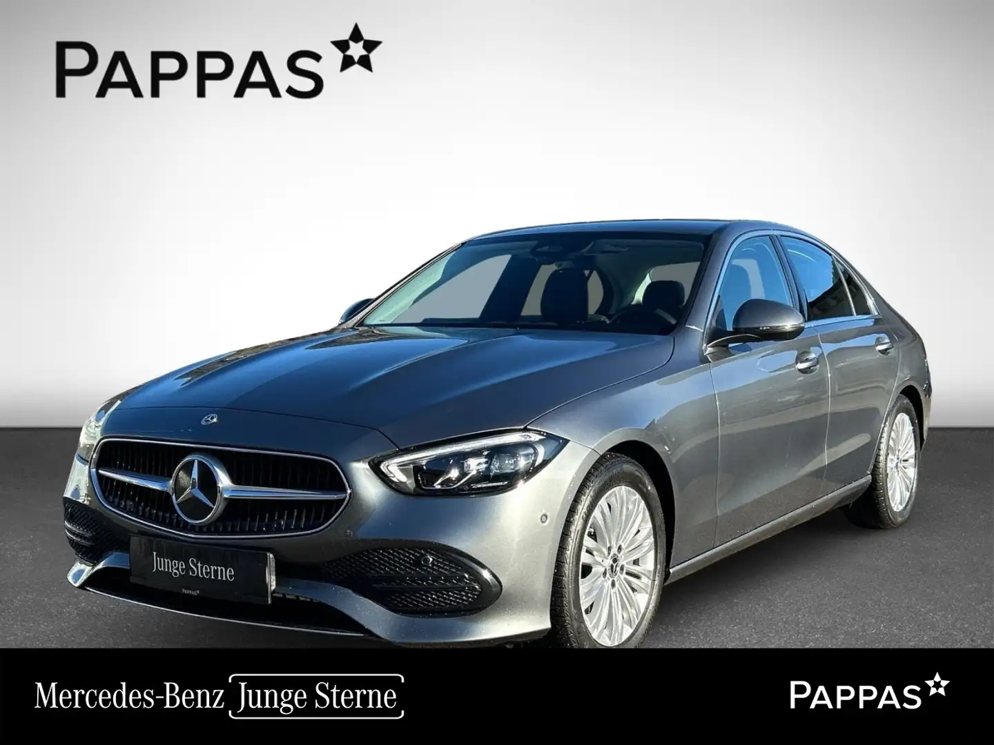 Mercedes-Benz C 200 d PTS Cam Navi AHK LED SHZ Keyl Grau - 1