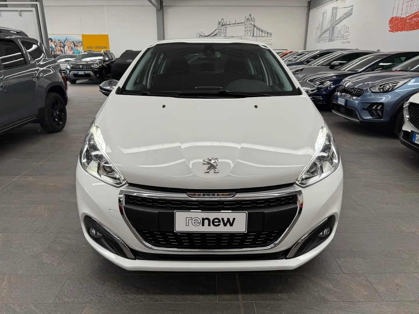 Peugeot 208 Allure 1.2 Puretech 82cv NAVI/RETROCAMERA/CRUISE Blanc - 2
