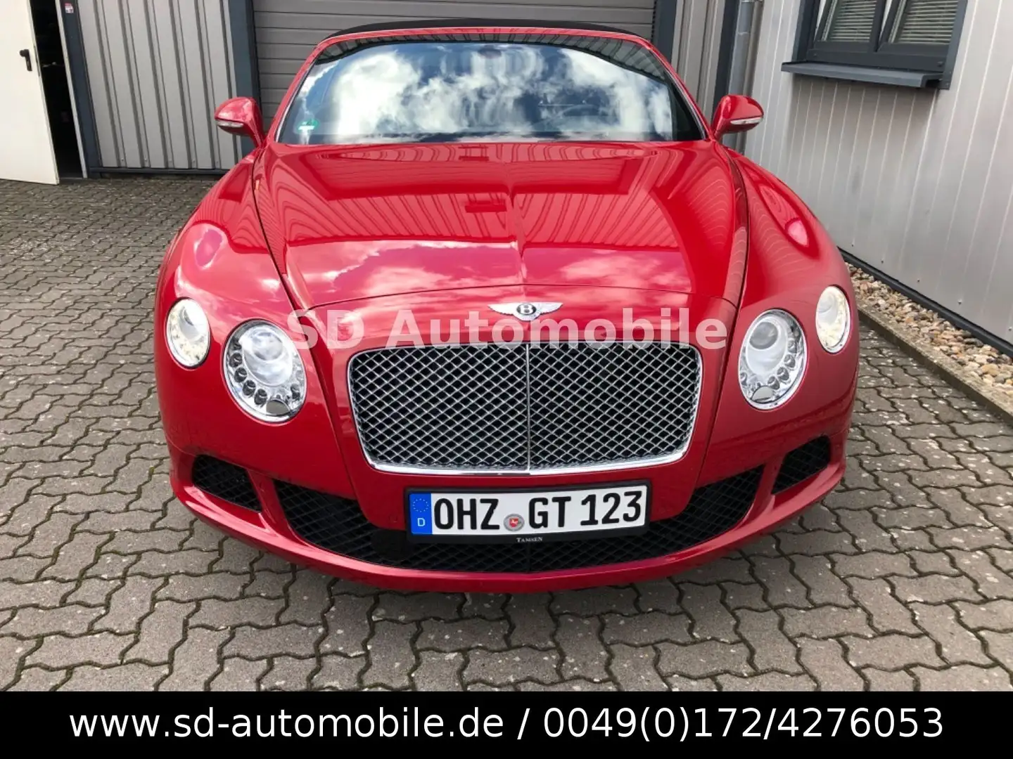 Bentley Continental GTC W12 DEUTSCHE-AUSLIEFERUNG+U-FREI Rot - 2