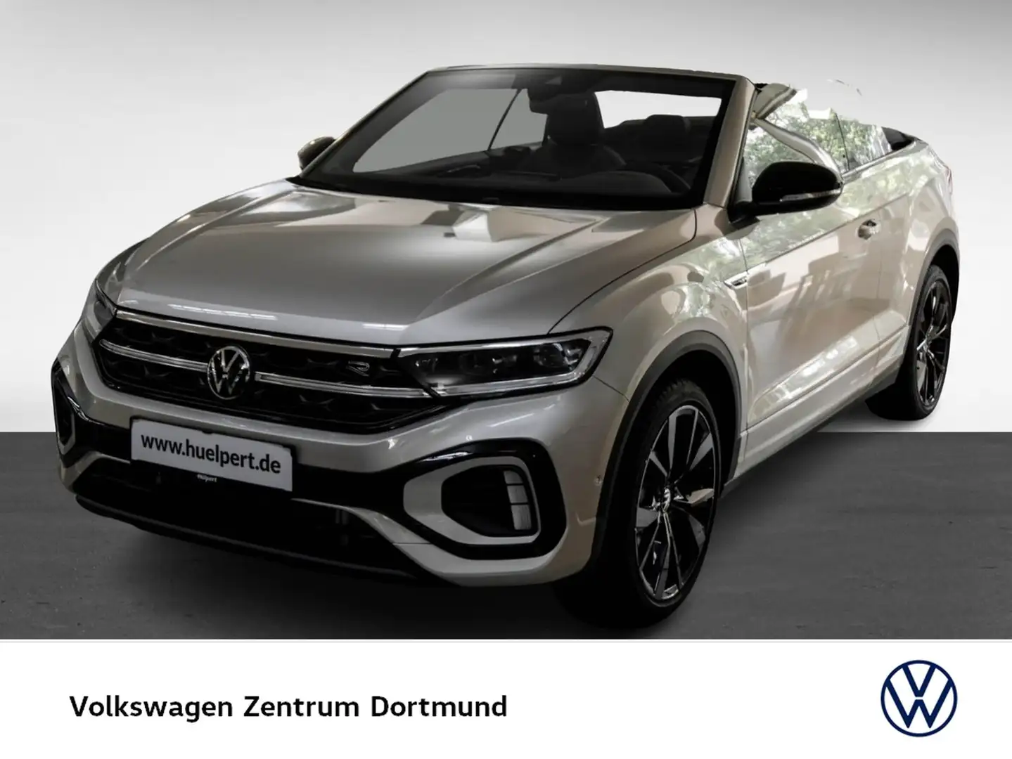 Volkswagen T-Roc Cabrio 1.5 R-LINE DSG BLACKSTYLE NAVI AHK Zilver - 2
