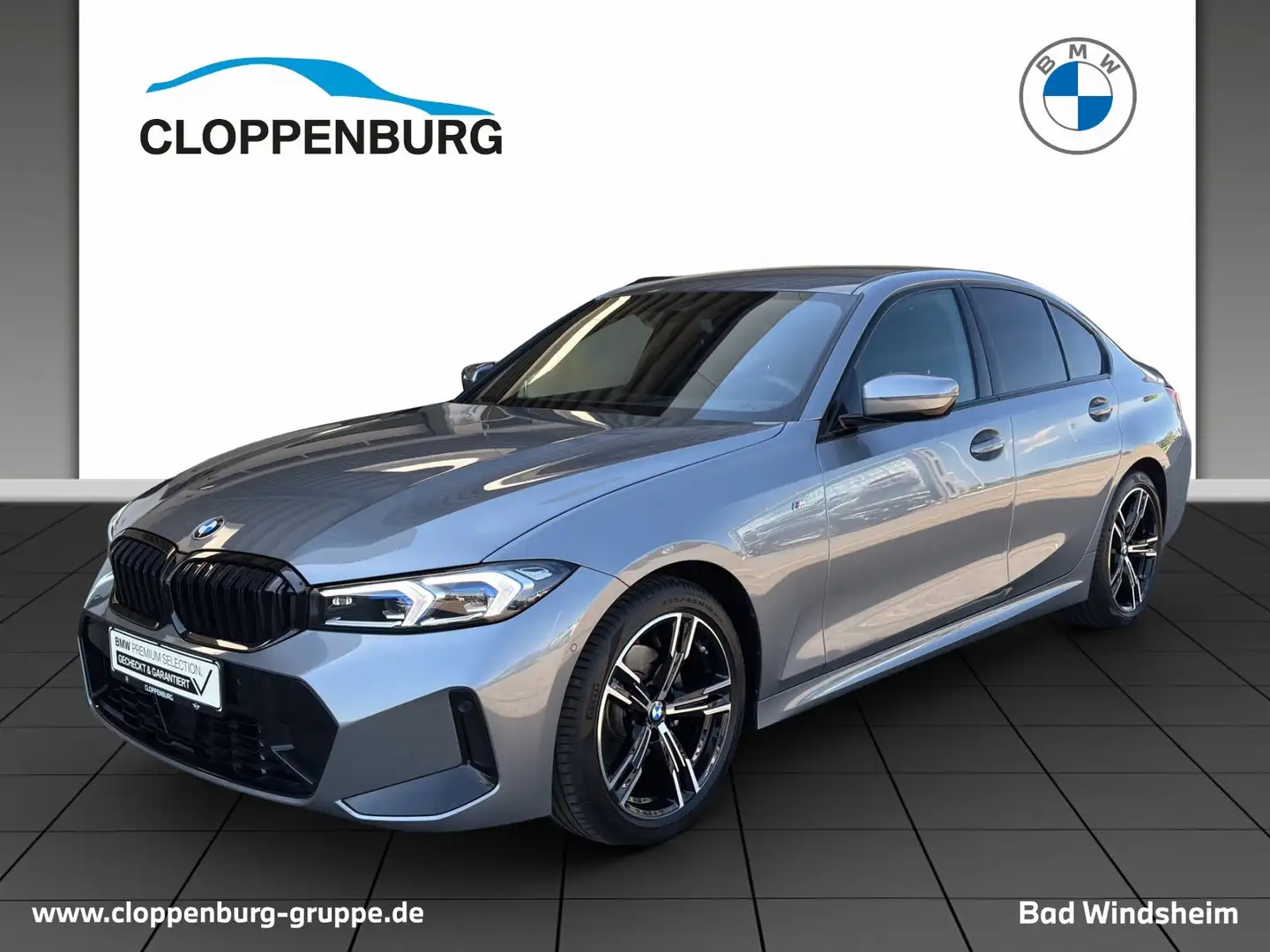 BMW 320 d Limousine M Sportpaket HiFi DAB LED AHK Gris - 1